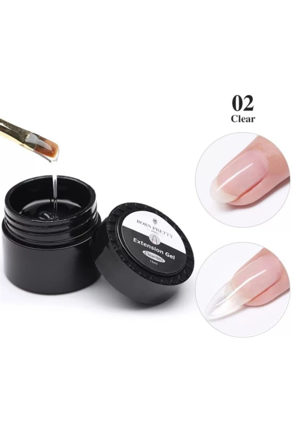 Born Pretty Pro Builder Jel 30 Ml Şeffaf 02 (50707-02)