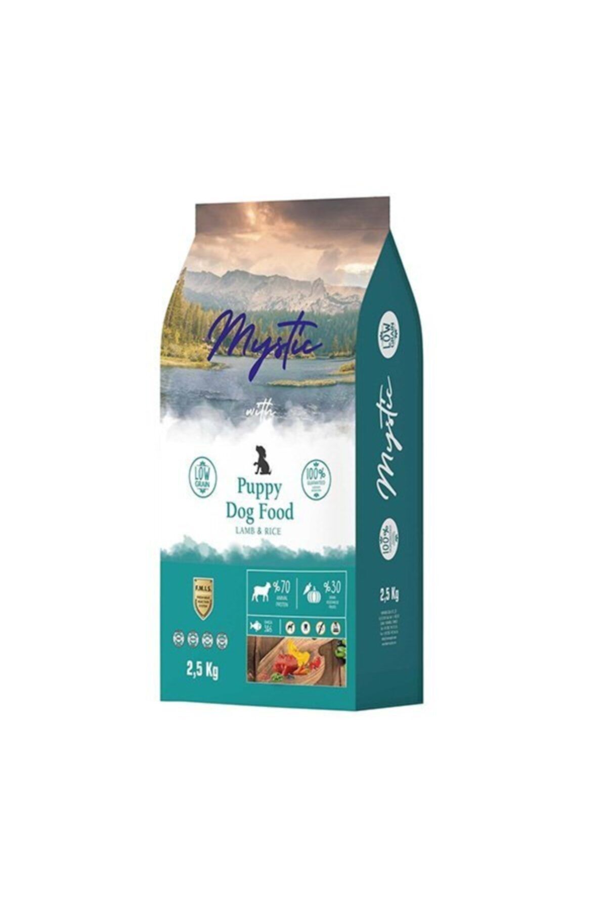 Mystic Puppy Az Tahıllı Kuzulu Yavru Köpek Maması 2.5 kg