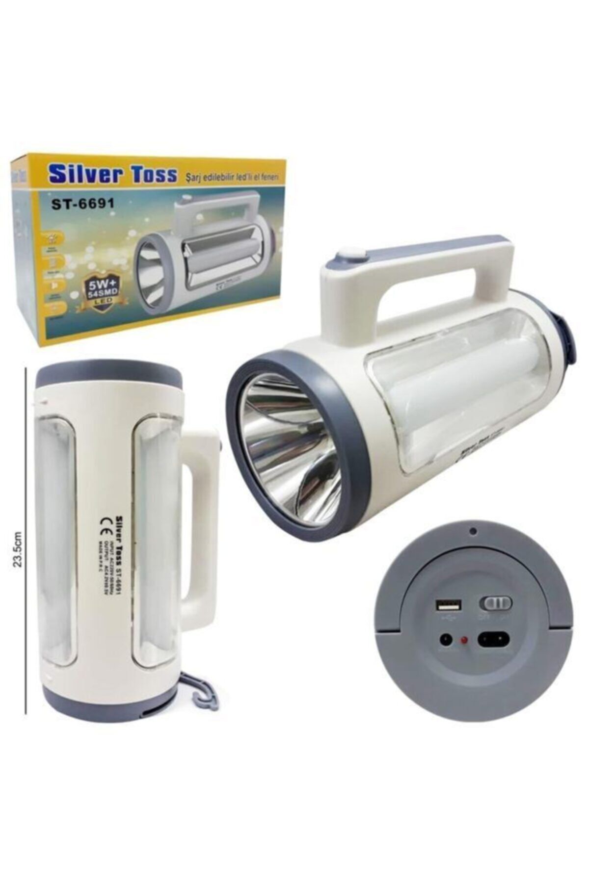 HİLALSHOP Sılver Toss 54 Smd Led'li Işıldaklı Projektör