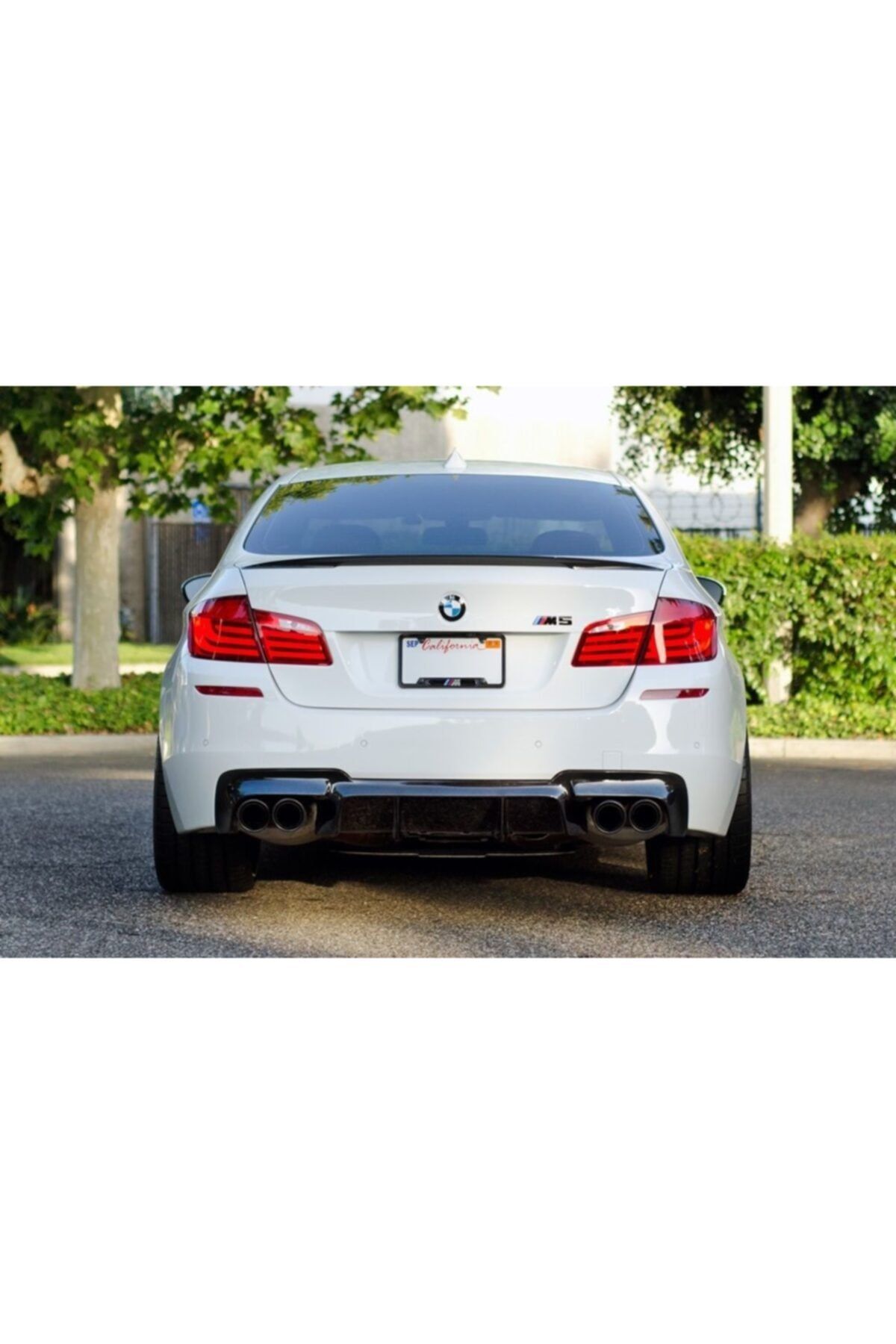NilparTuning Bmw F10 Vorsteiner Difüzör Plastik Parlak Siyah 2011-2016