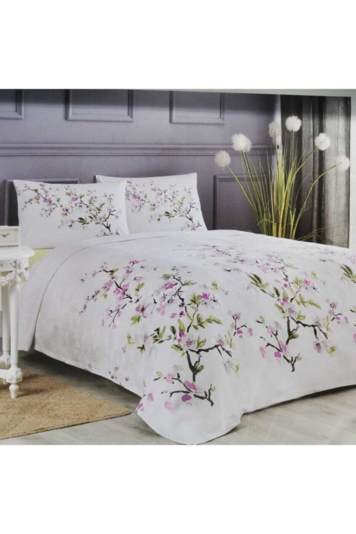 Özdilek Petunia Tek Kişilik Pike Takımı