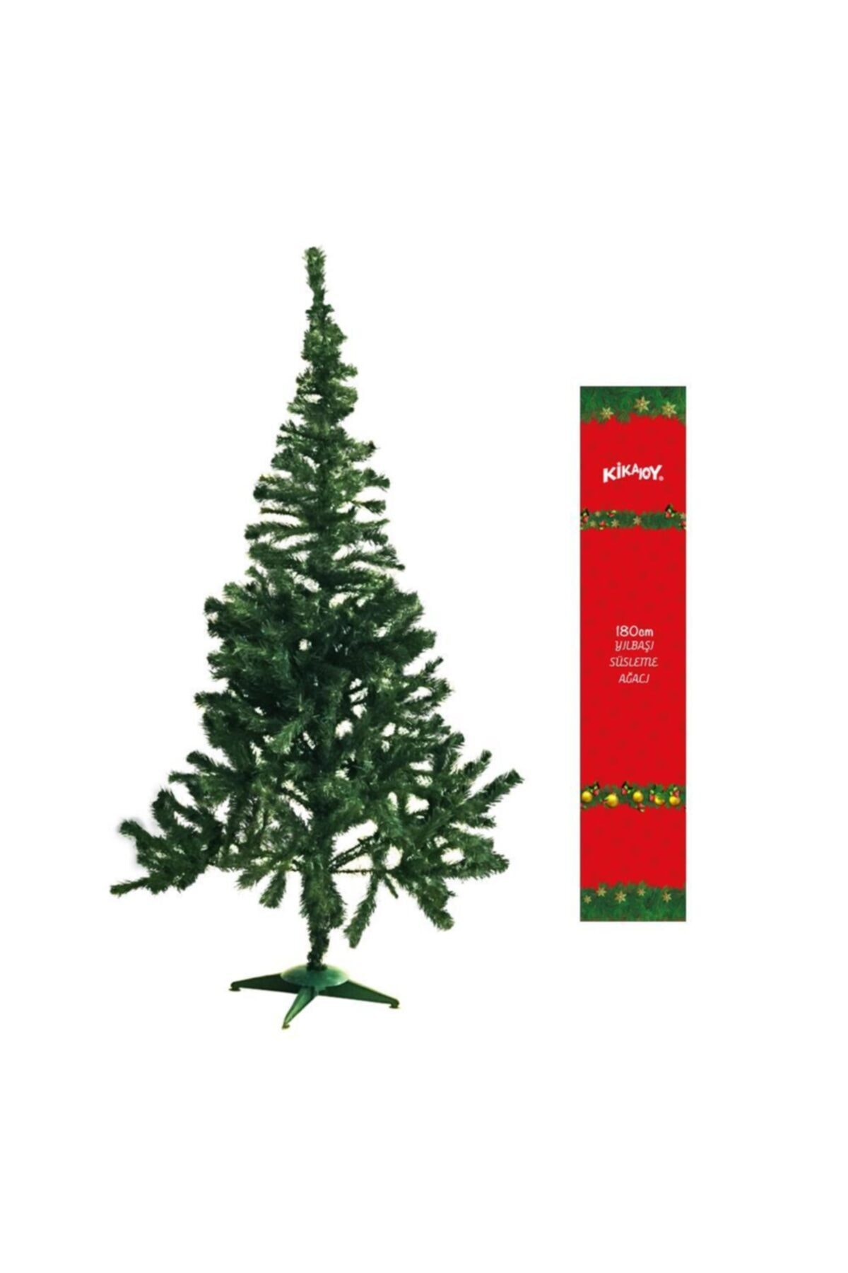 Kikajoy Yılbaşı Çam Ağacı 180 cm 330 Dal Plastik Ayaklı