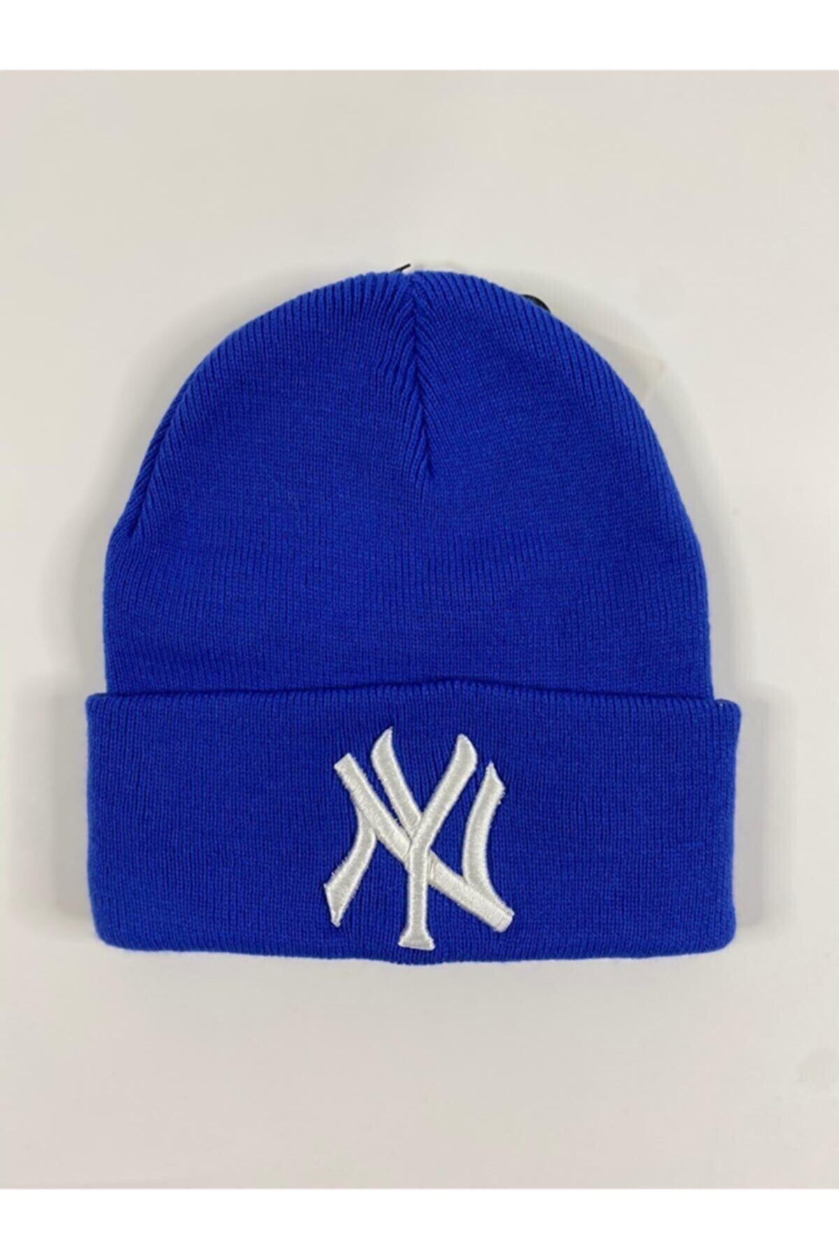 eleven market Saks Mavisi Renkli Ny New York Yankees Nakışlı Bere