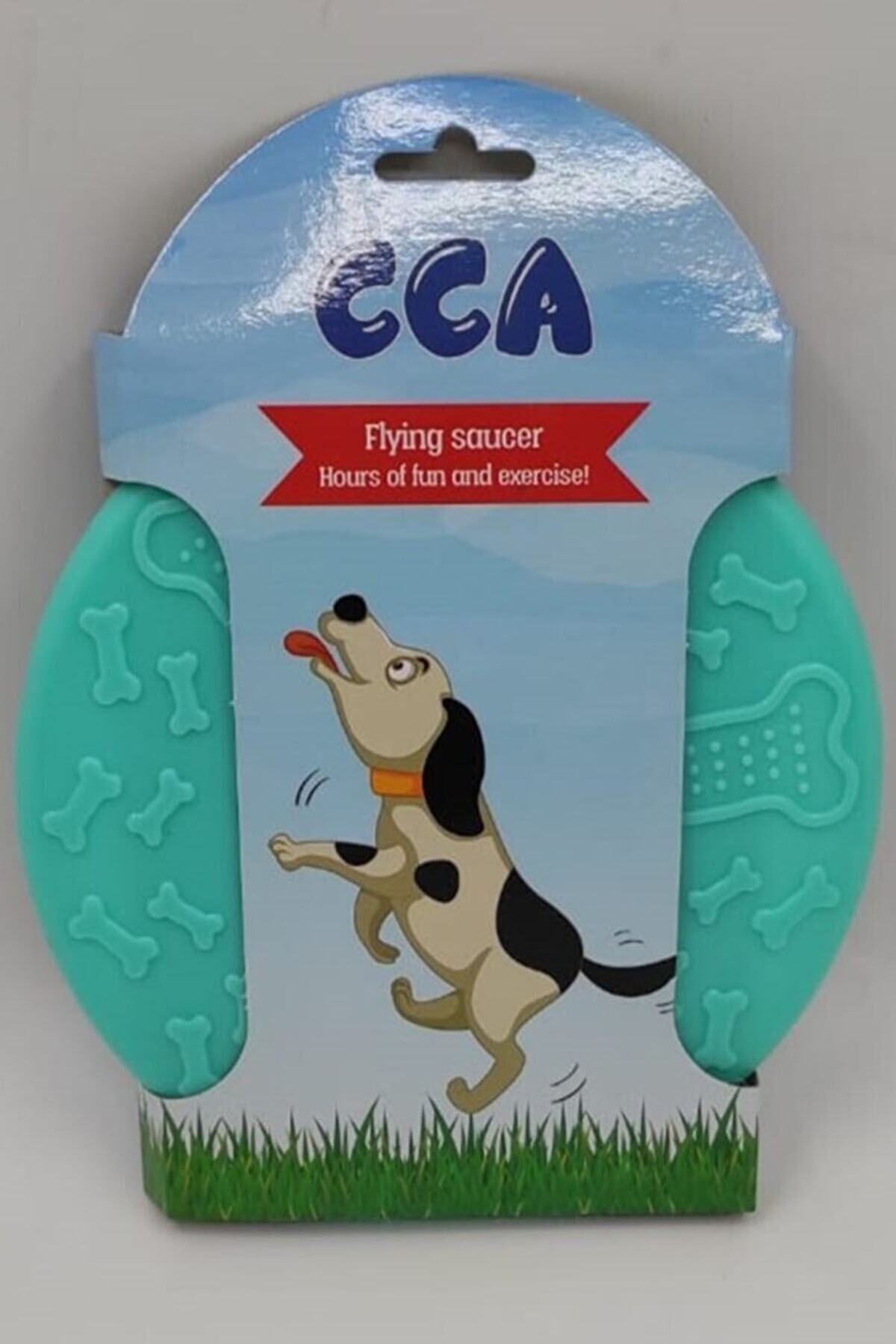 Navis Home Köpekler Için Oyuncak Kauçuk Frizbi Büyük Boy Fosforlu Köpek Oyuncağı -mavi