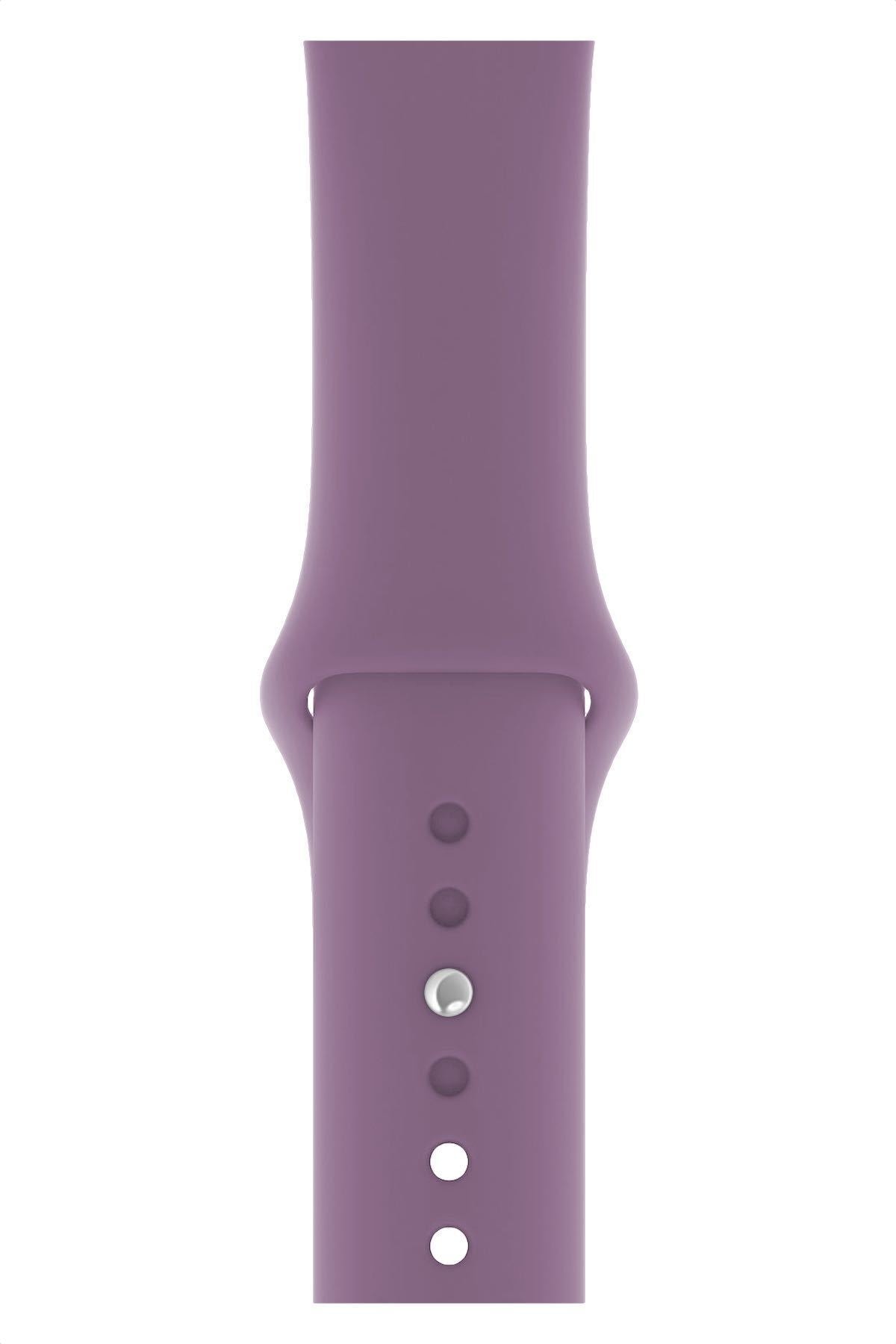 Fibaks Watch 2 3 4 5 6 7 Se 38 40 41mm A+ Kalite Kordon Kayış Bileklik Klasik Kaliteli Silikon Uyumlu