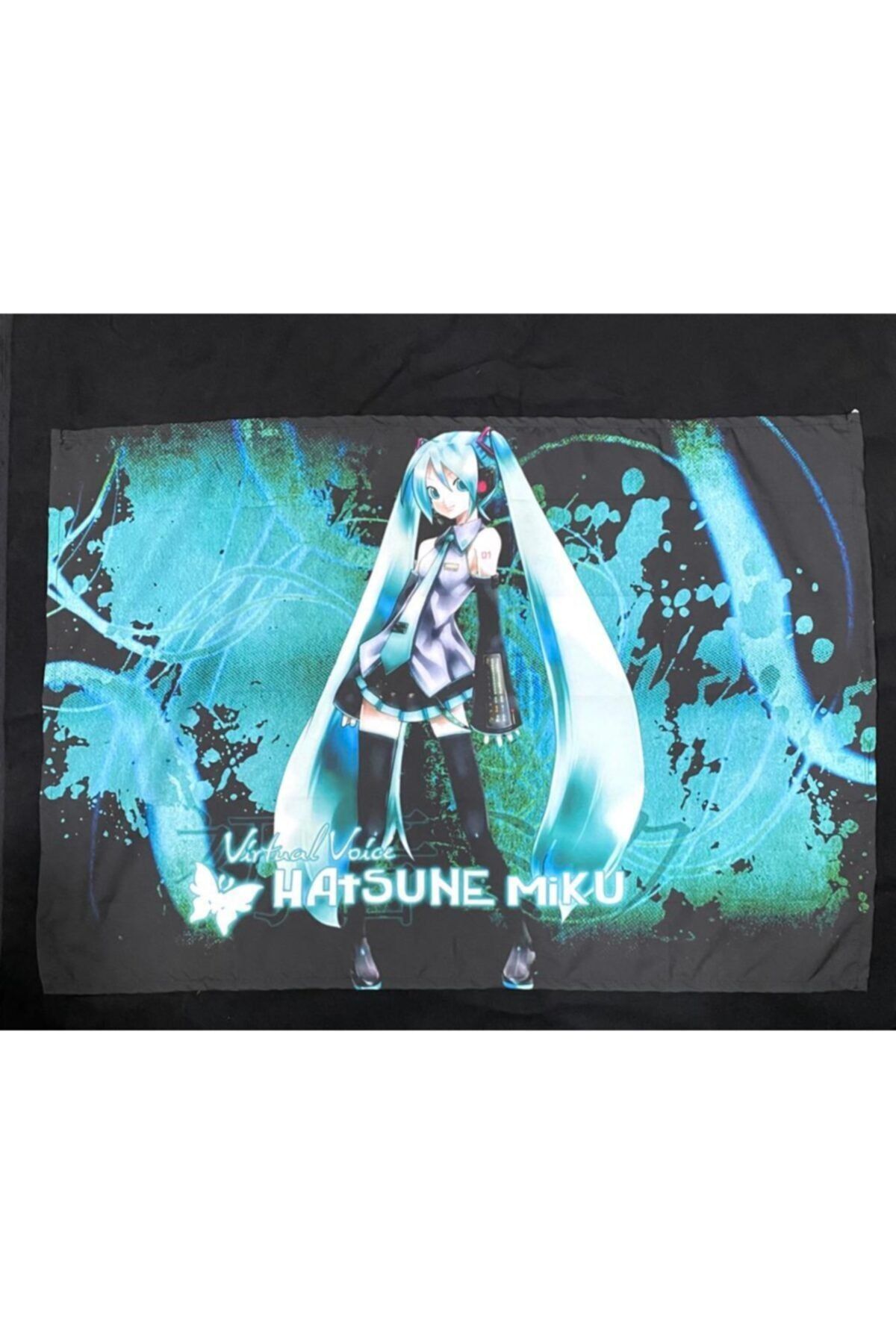 ZID Hatsune Miku Kumaş Poster Duvar Halısı 70x100 cm