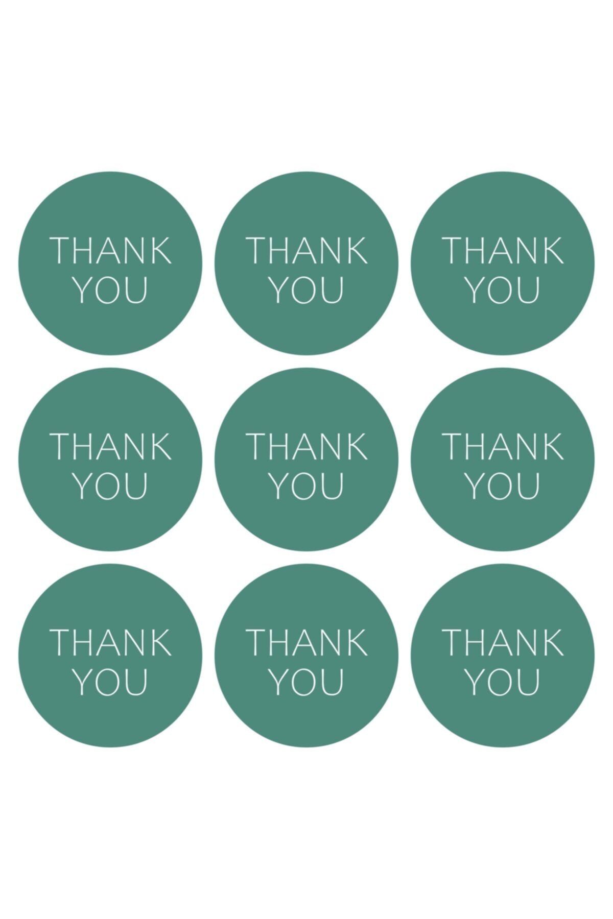 Toptancı Deposu Thank You Sticker / 4.5 cm 250 Adet Sk018