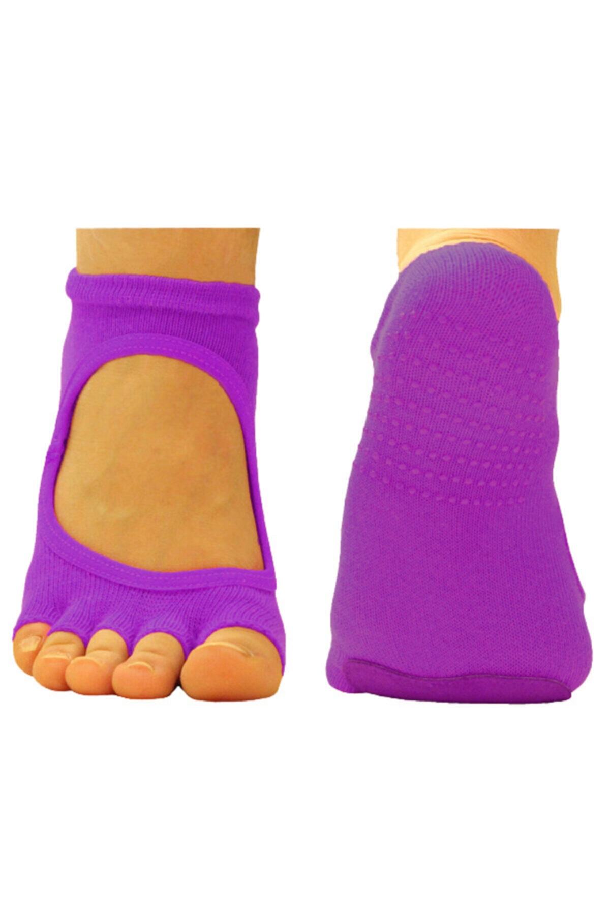 NORFOLK Mor Pilates & Yoga Çorabı Shakira