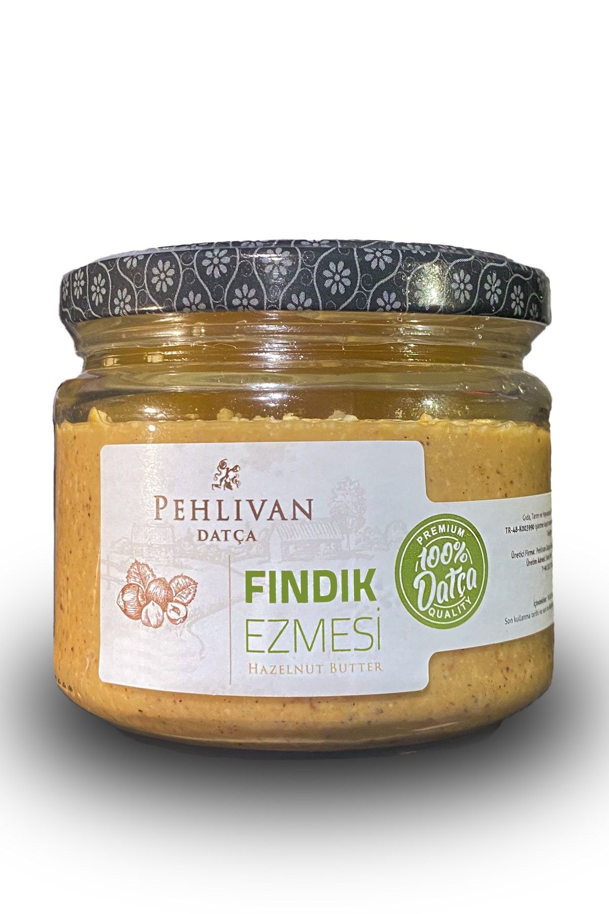 PEHLİVAN DATÇA Oragnik Fındık Ezmesi - 300gr