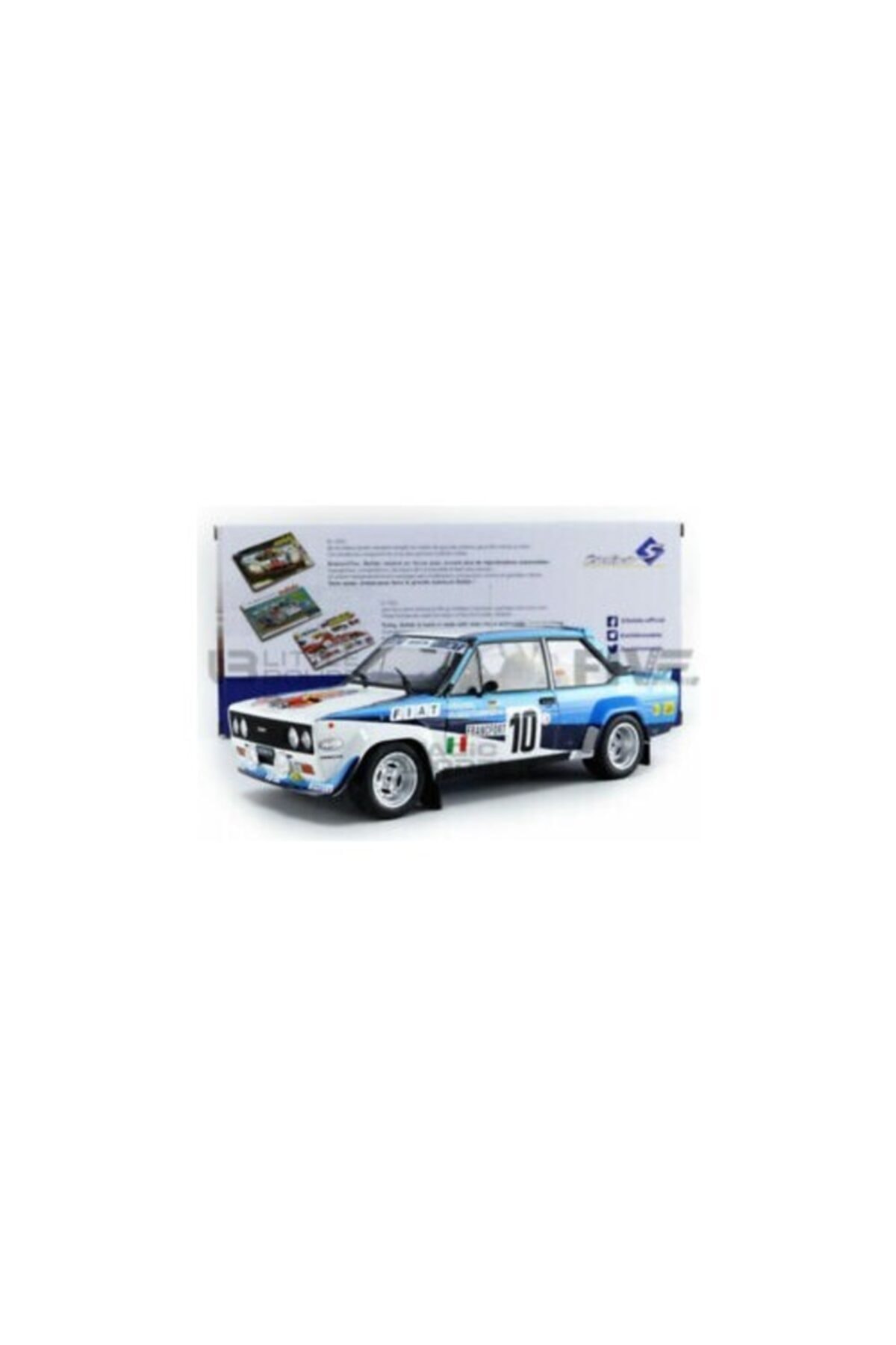 Solido 1:18 Fıat 131 Abarth Rallye Monte Carlo 1980 Model Araba
