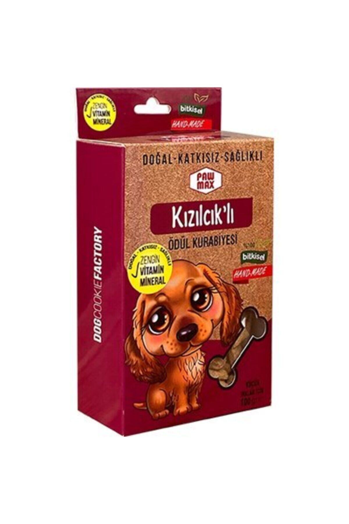 PAWMAX Kızılcıklı Küçük Irk Köpek Ödül Kurabiyesi 100 Gr