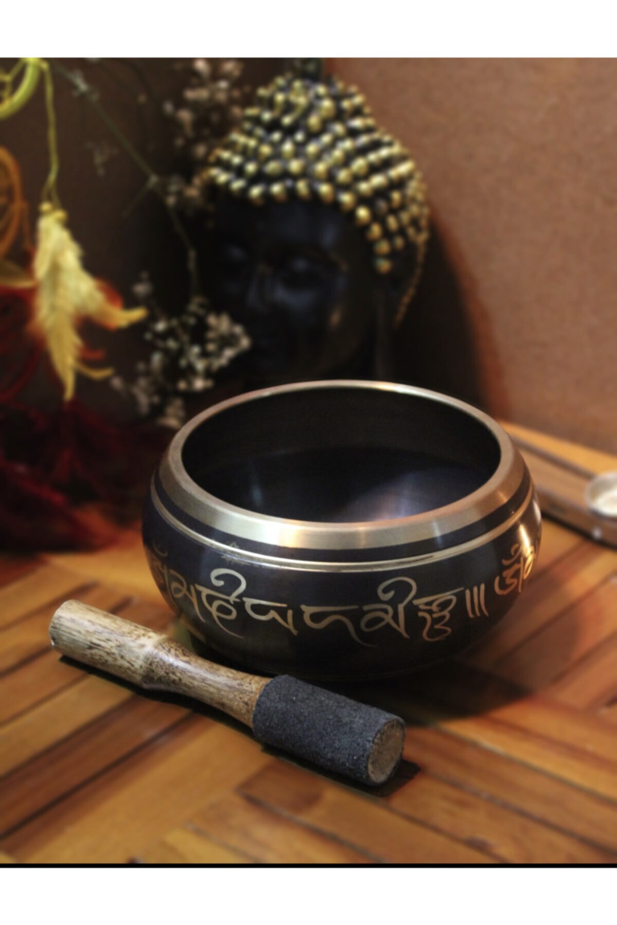 REGMUSSHOP Birdilekkutusu Meditasyon Çanı Yoga Çanı Tibet Çanağı Singing Bowl 9cm