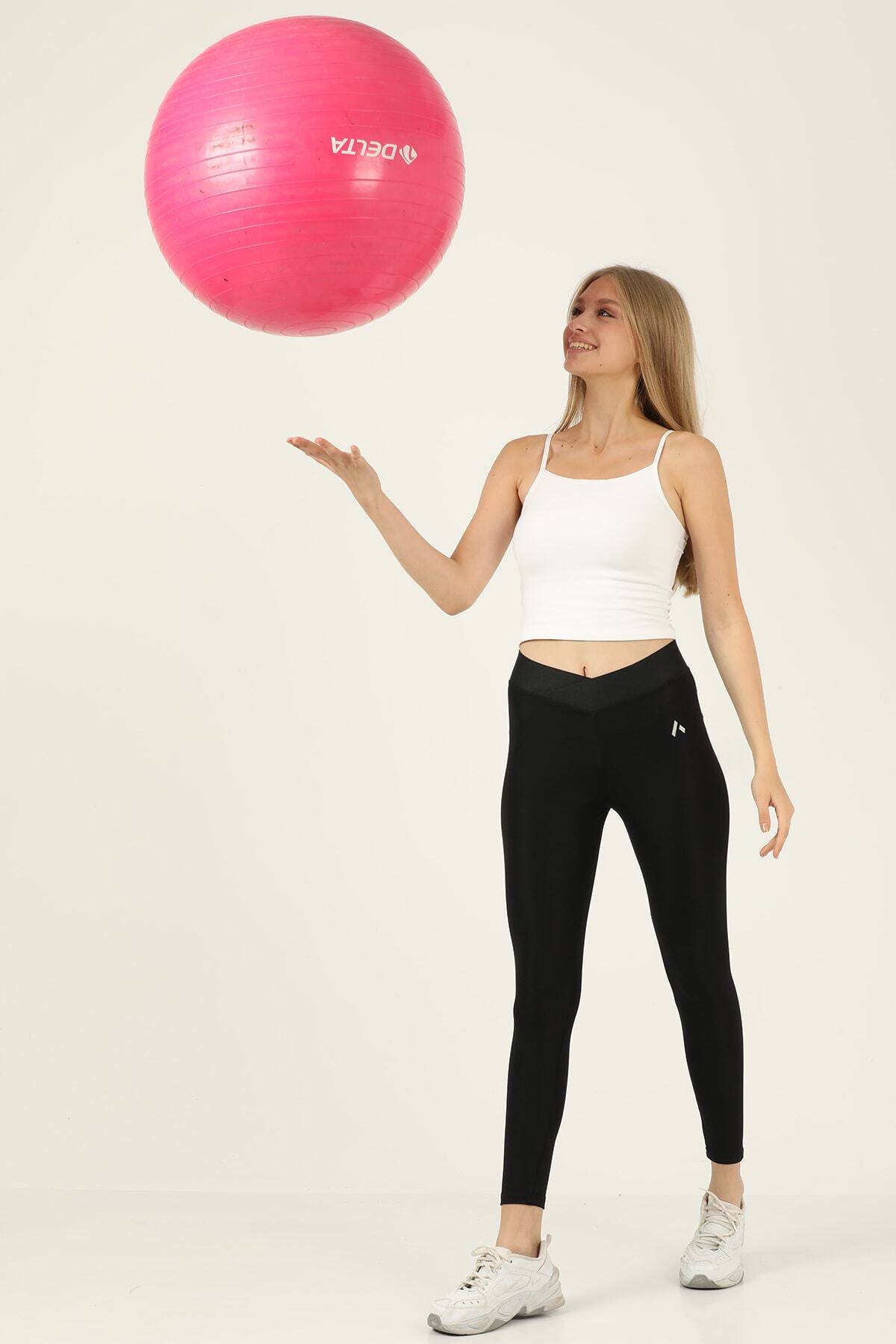 missmaral Kadın Siyah Bilekte Tayt Logolu Çapraz Kemer Detaylı