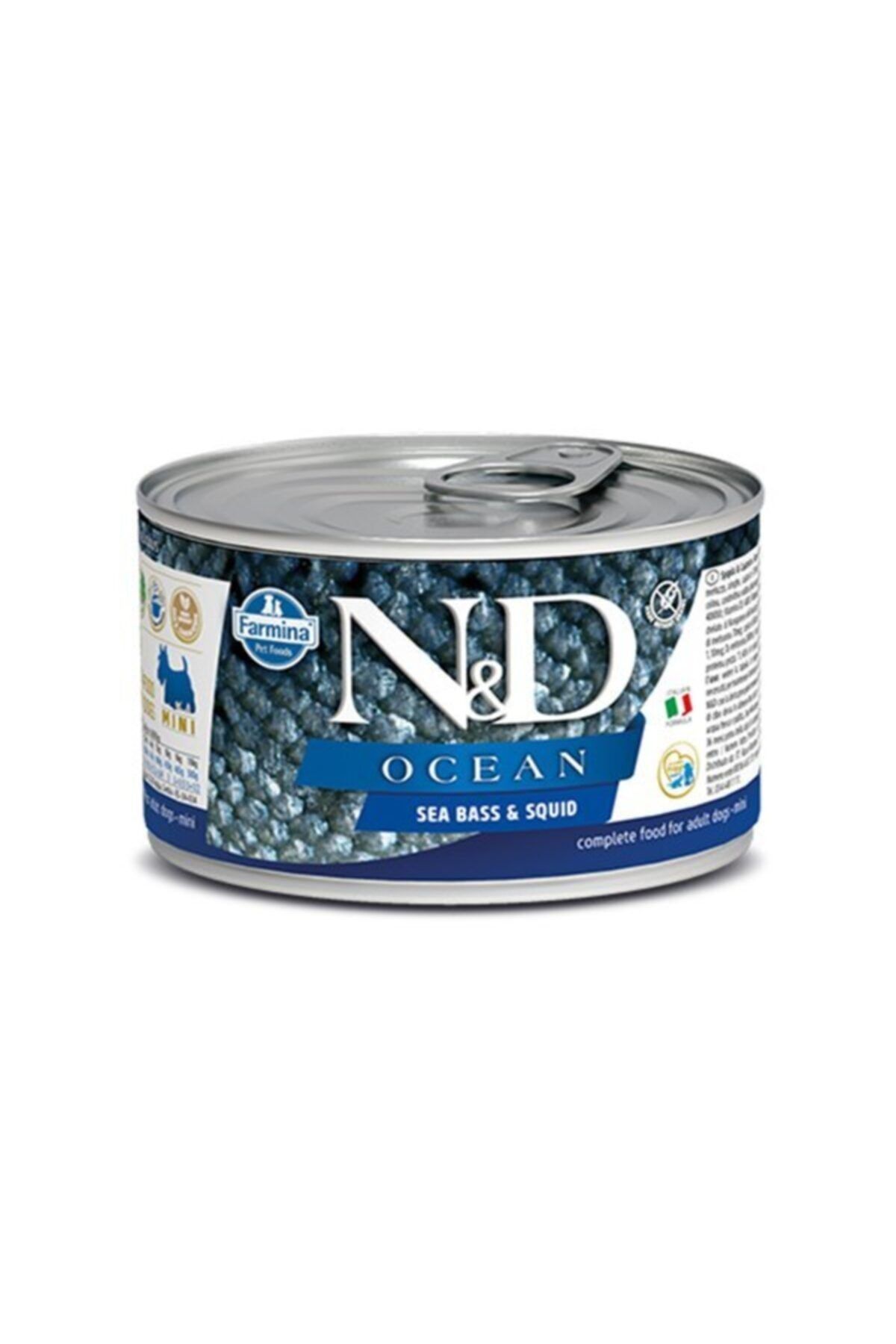 N&D Ocean Levrek Ve Mürekkep Balıklı Köpek Konservesi 140 Gr