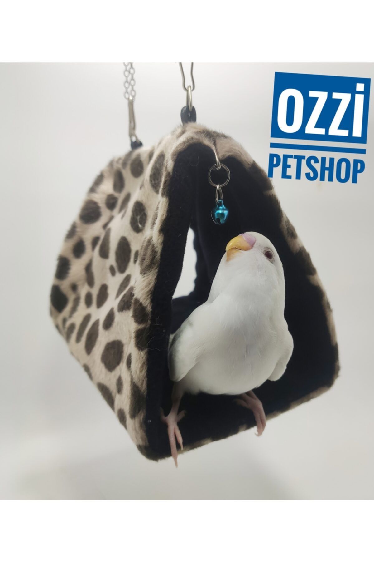 ozzipetshop Muhabbet Kuşu Için Özel Sıcak Polar Uyku Evi, Uyku Hamağı