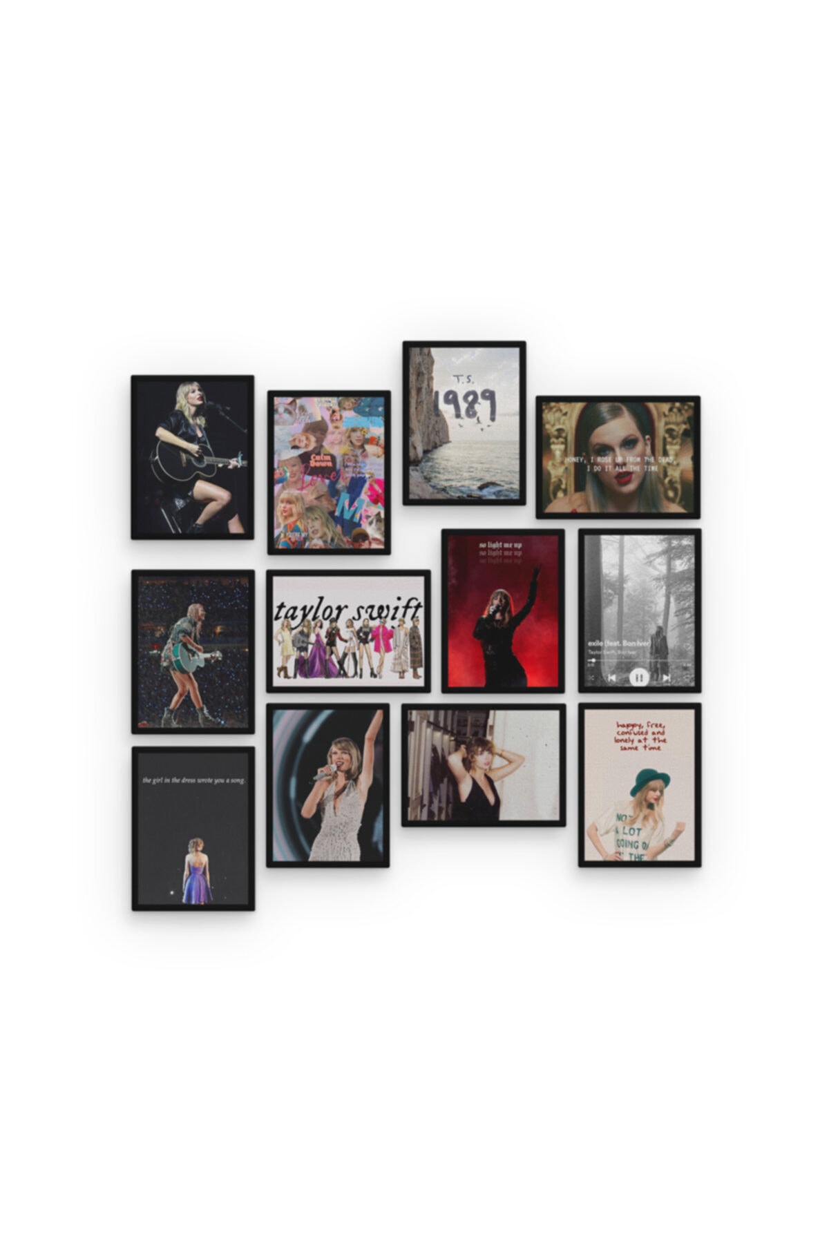 astak Taylor Swift 12 Parça Mdf Tablo