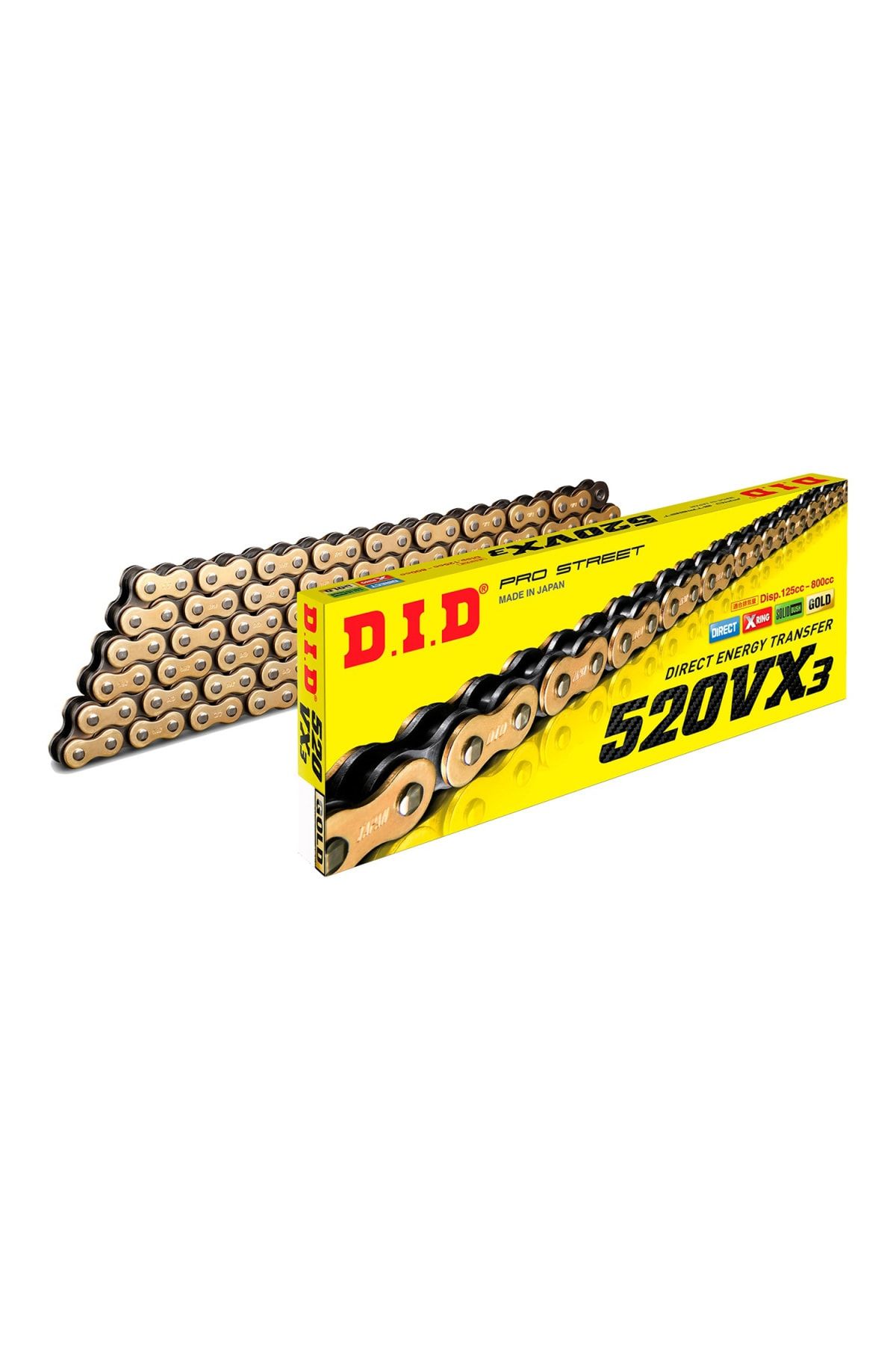 D.I.D Did 520 Vx3 Gold Motosiklet Zinciri (husqvarna Fc 250 (2014-2020)
