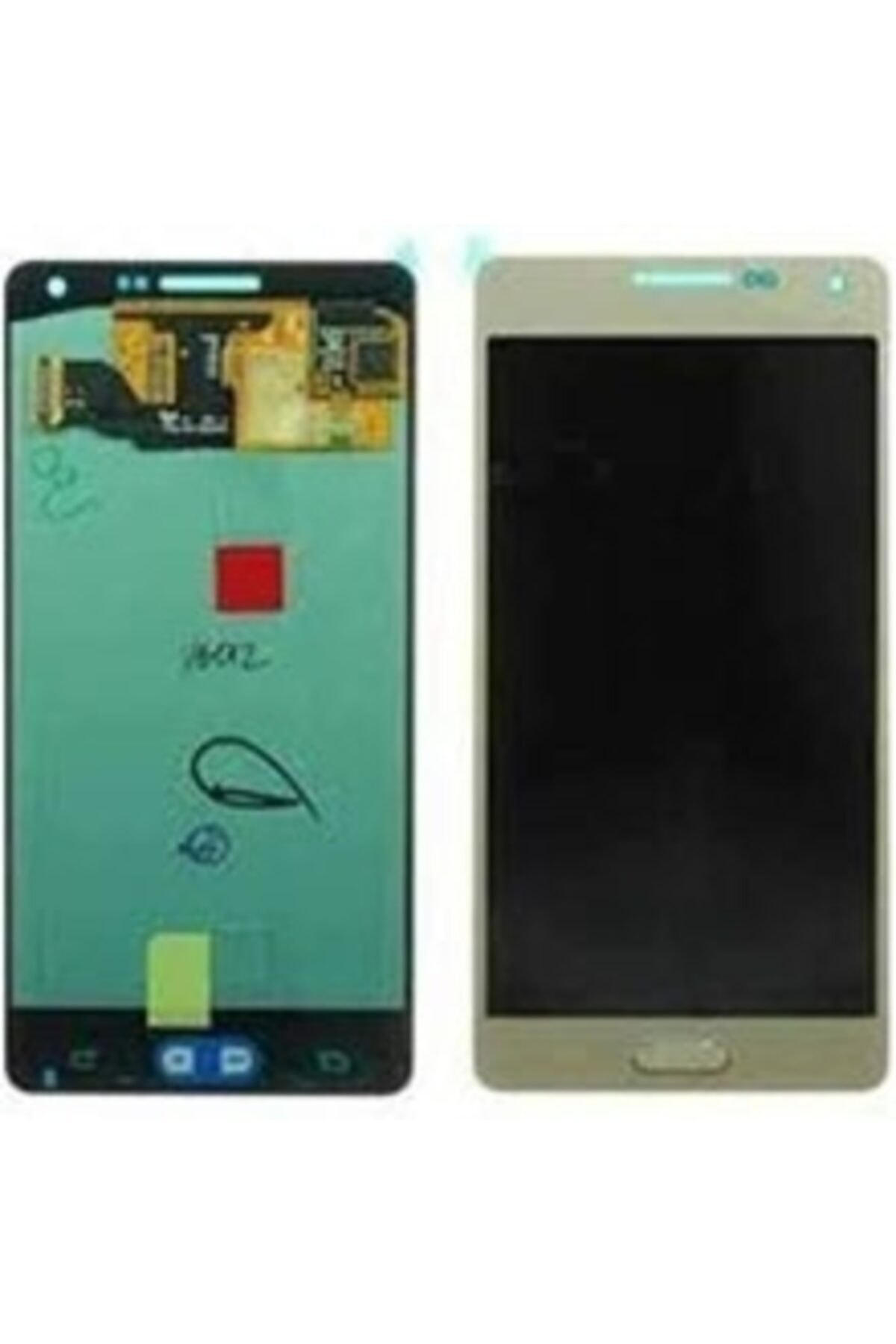 Samsung A700 A7 Lcd Ekran Oled Gold