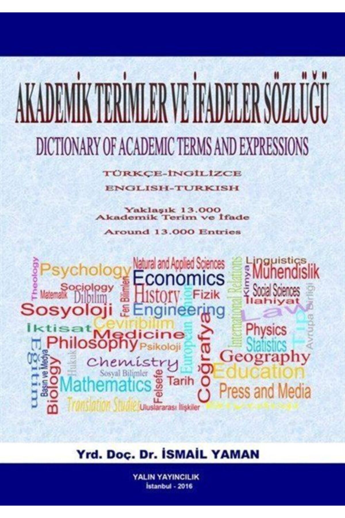yalin yayincilik akademik terimler ve ifadeler sozlugu dictionary of academic terms and expressions fiyati yorumlari trendyol