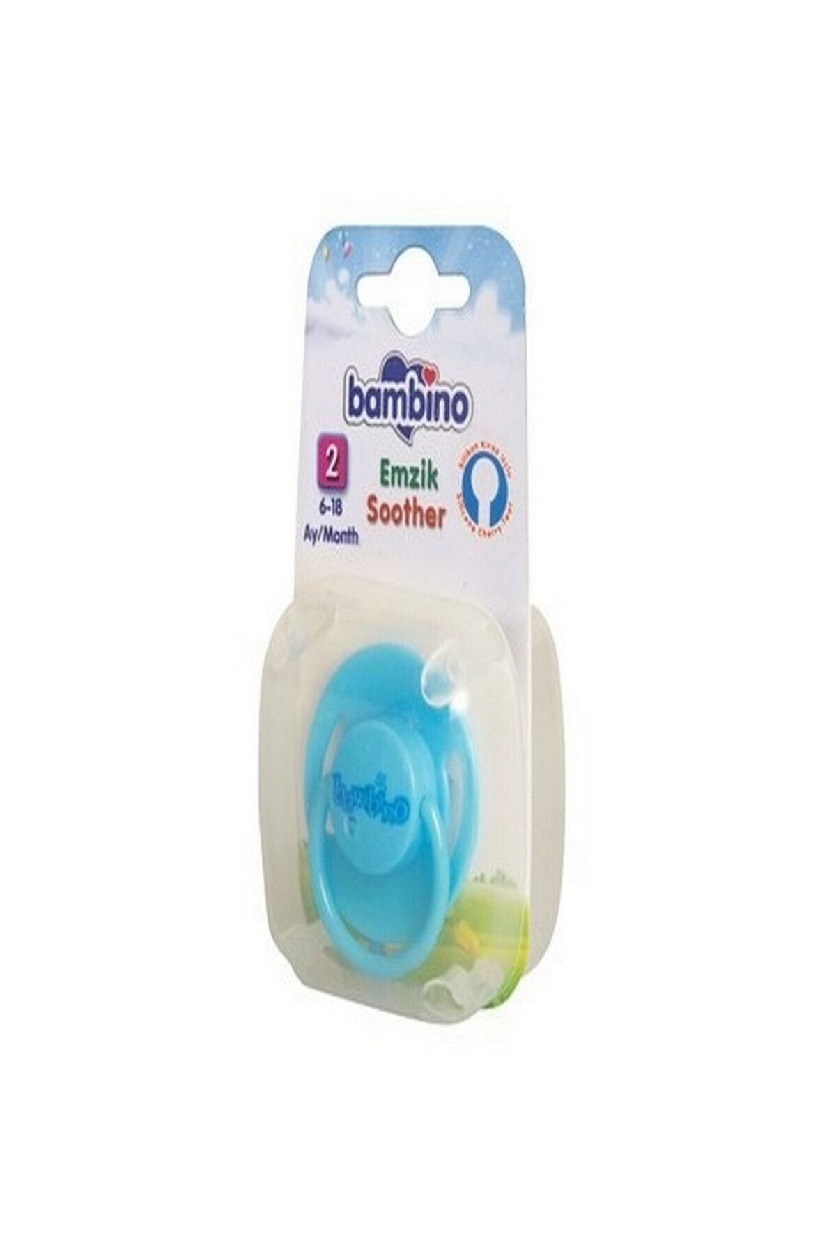 Bambino Emzik Silikon Kiraz Uç No:2 / Pembe / 6-12 Ay