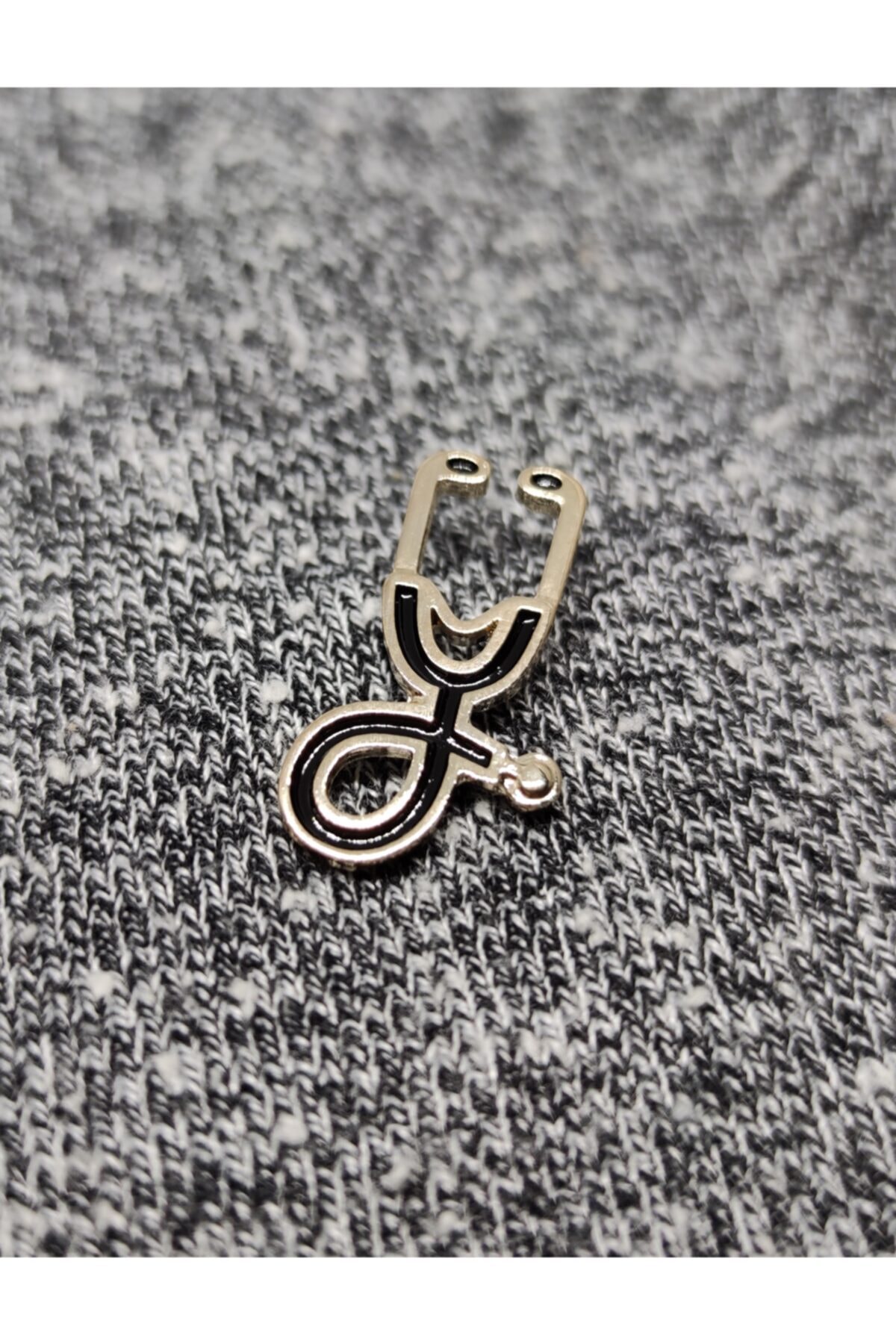 نشان دکتر استتوسکوپ سیاه