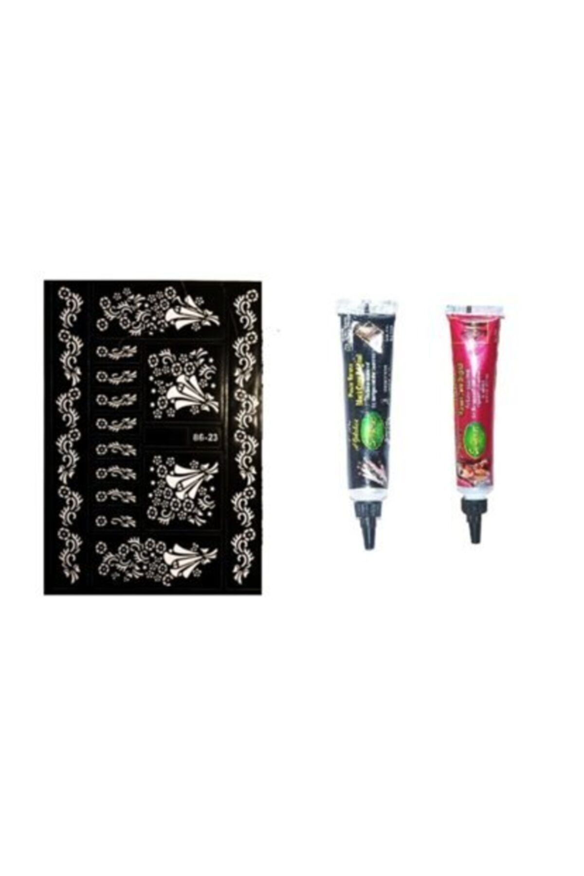 Hinterland Eyvan Store Hint Kınası Seti - Hint Kınası & Kına Deseni - 07 Ahh-07