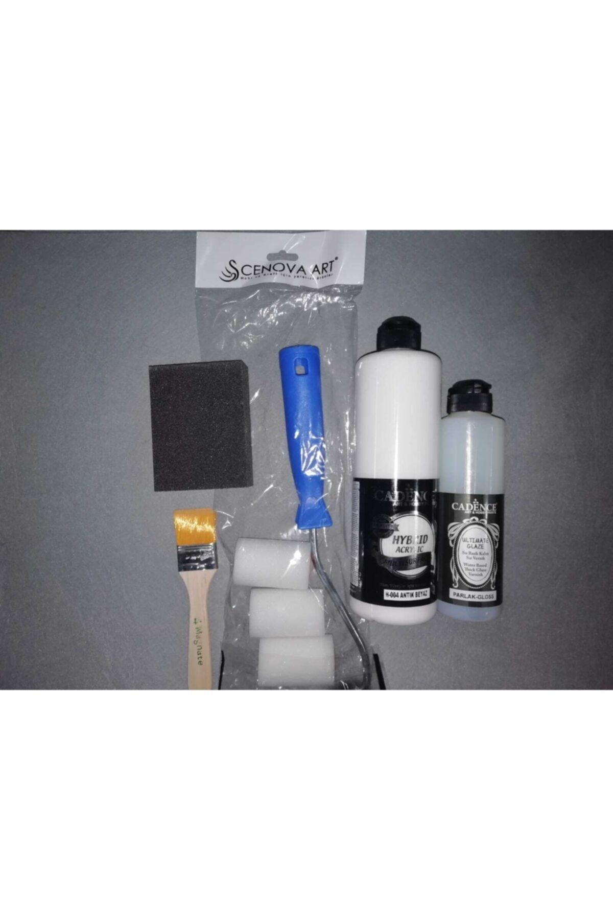 cadence boya boya seti 5 li multisurface h 004 antik beyaz glaze sir vernik parlak akrilik set fiyati yorumlari trendyol