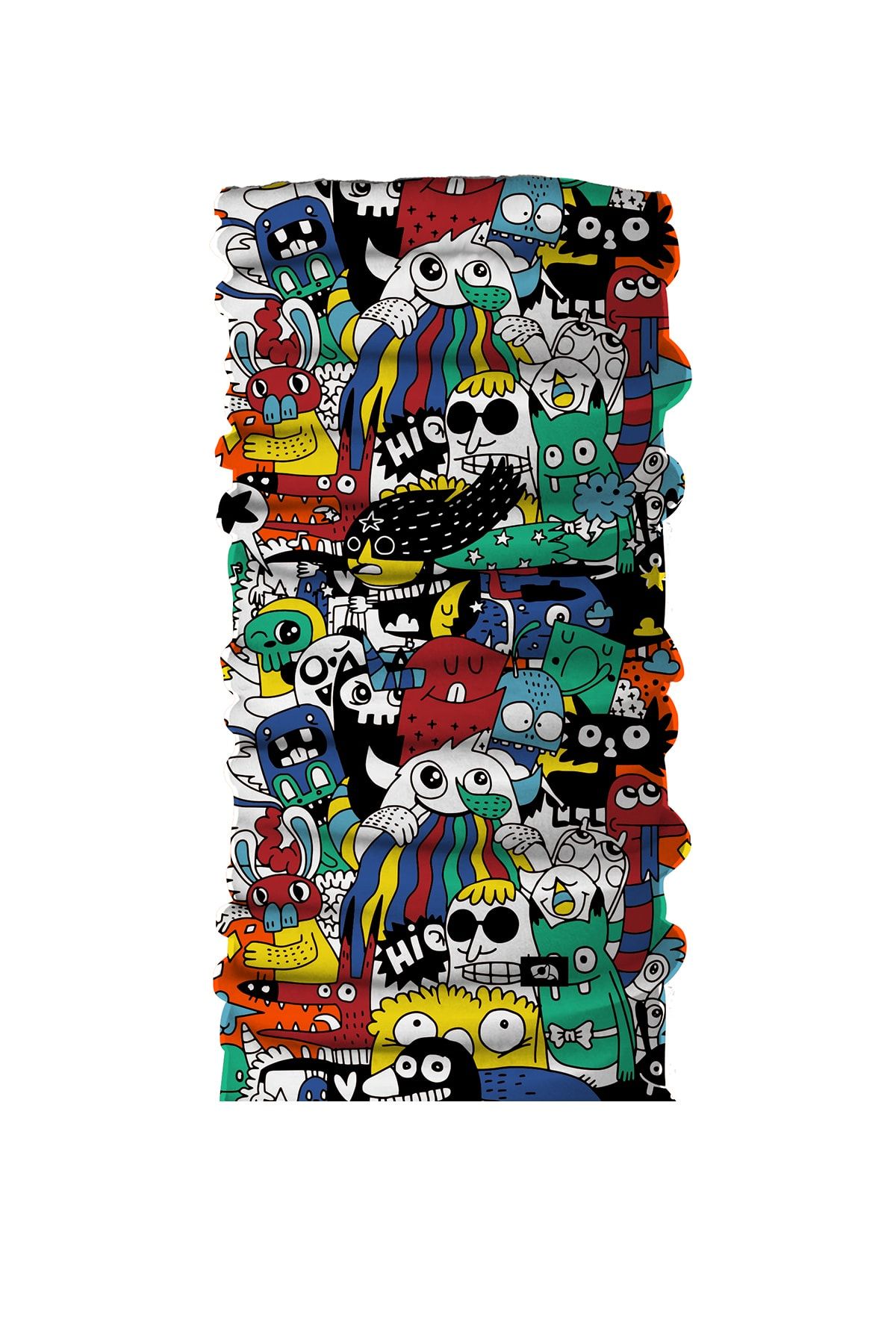 Pirate & Parrot Unisex Beyaz Dobby Bandana