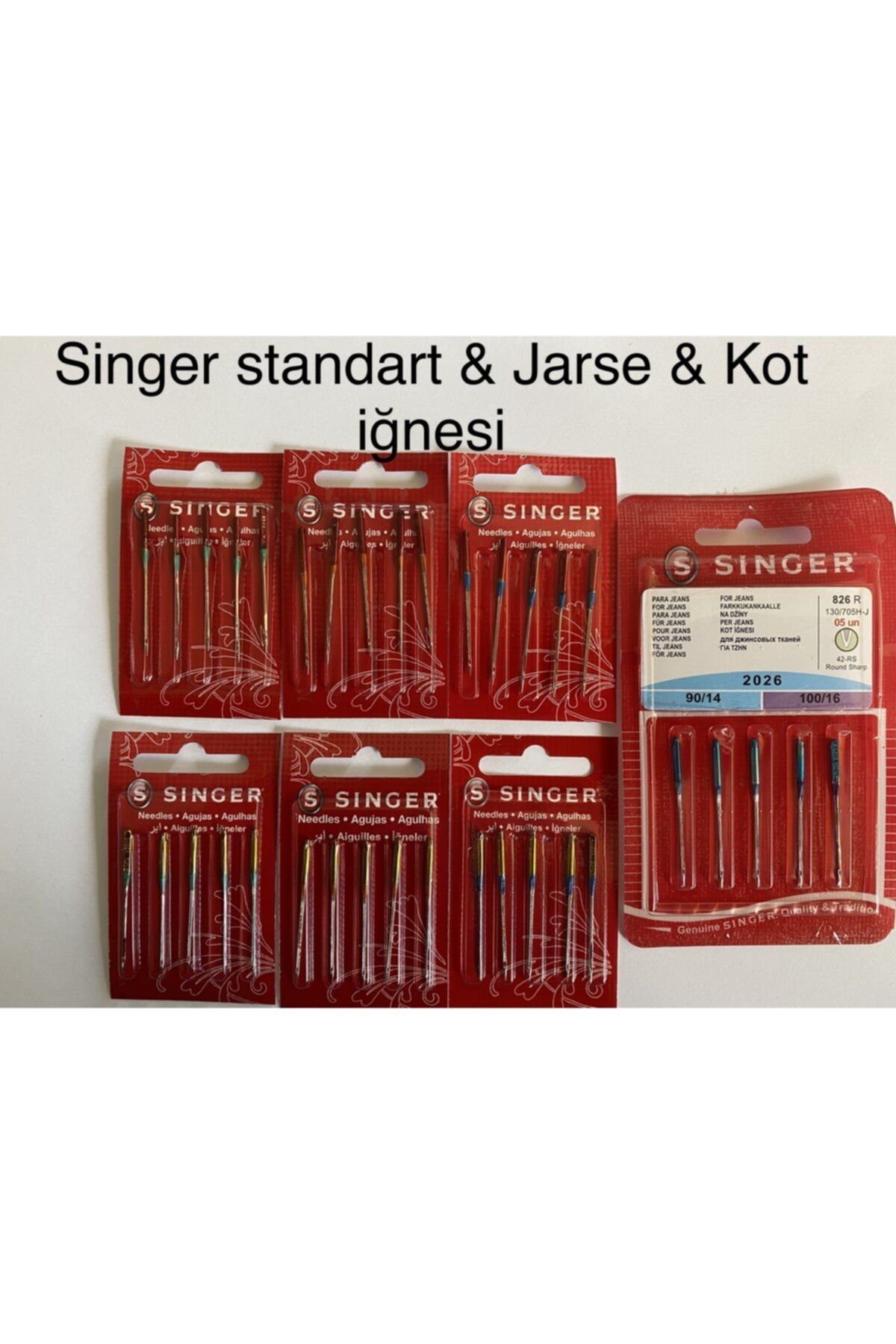 SİNGER Standart & Jarse & Kot Iğne Seti