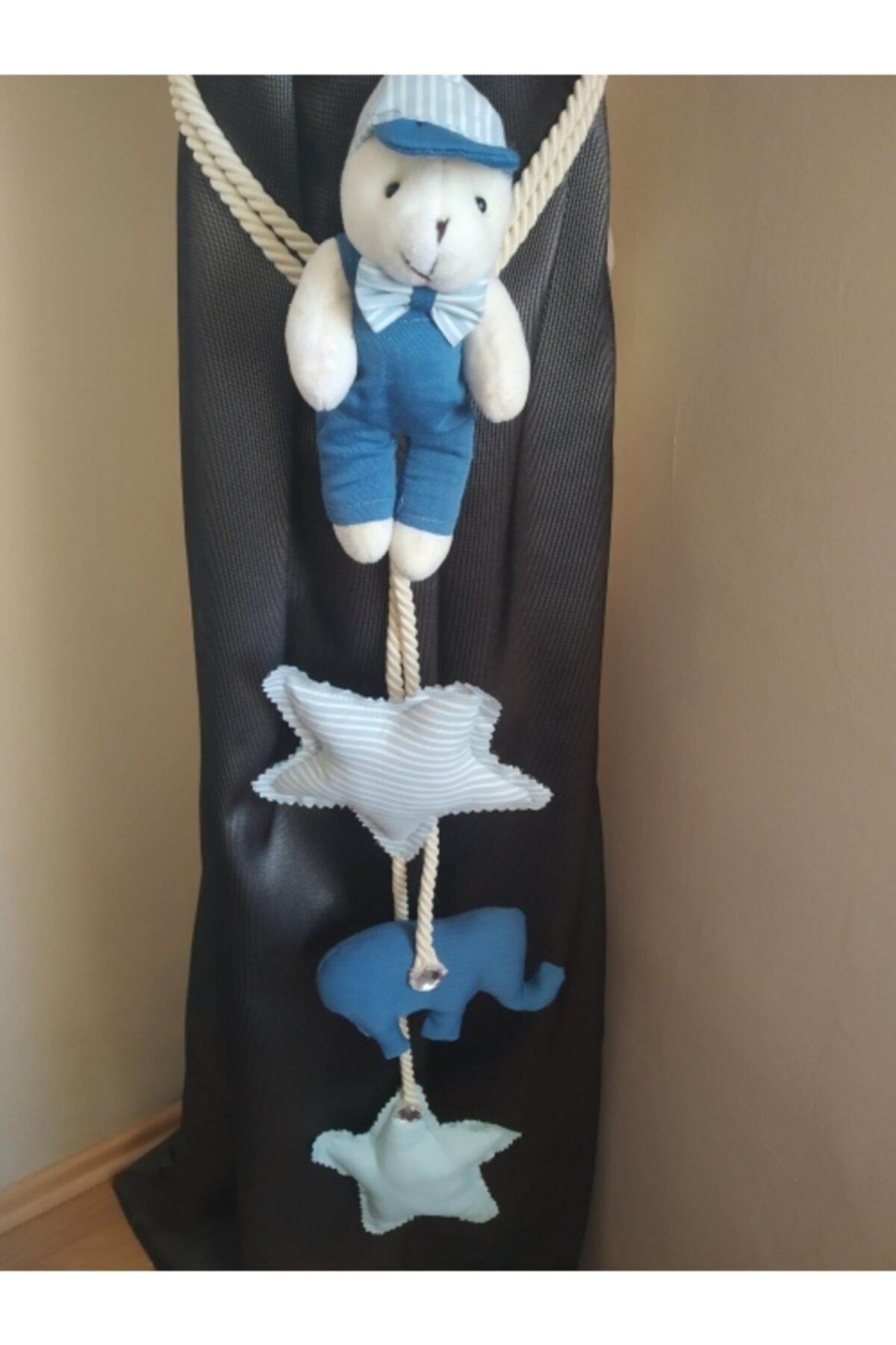 moms and babies MOMSANDBABİES BEBEK ODASI PERDE SÜSÜ PERDE AKSESUARI