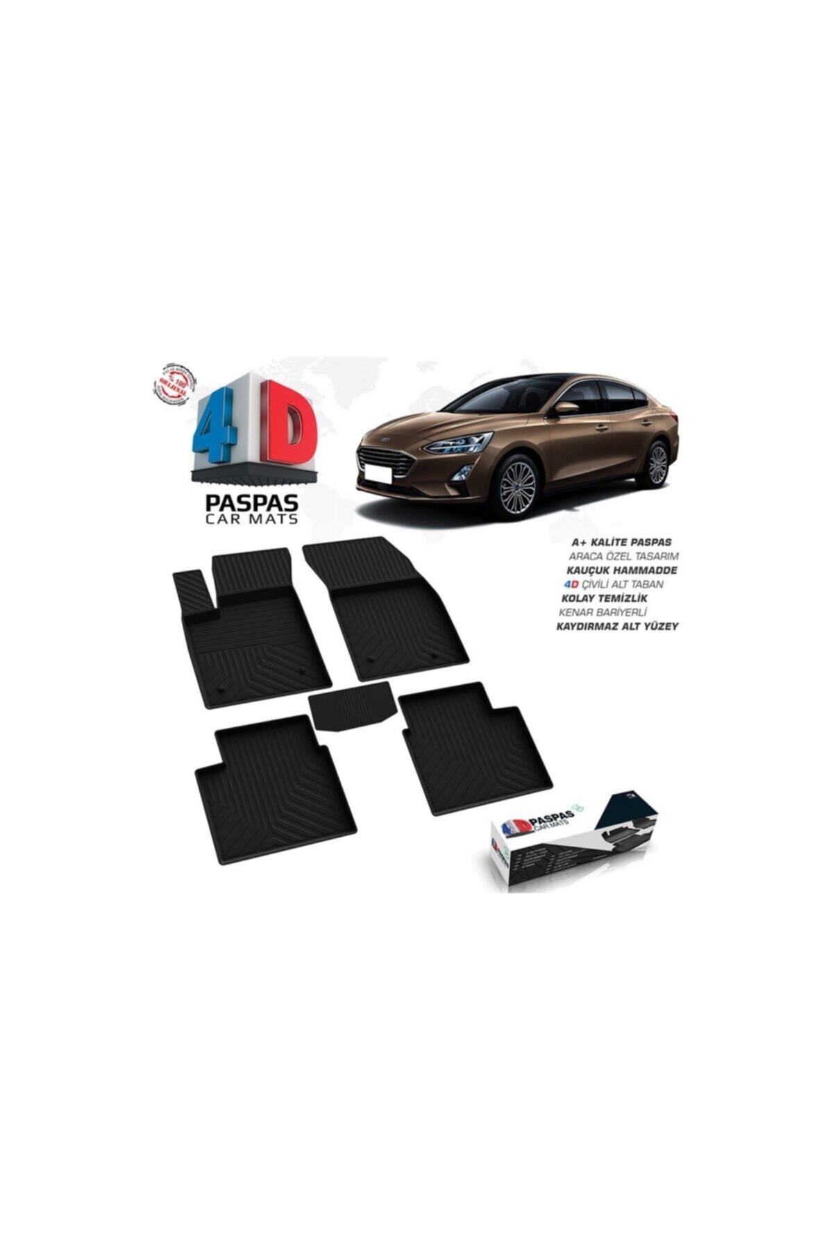 Turbo Aksesuar Ford Focus 4 4d Paspas Siyah 2018 Ve Sonrası
