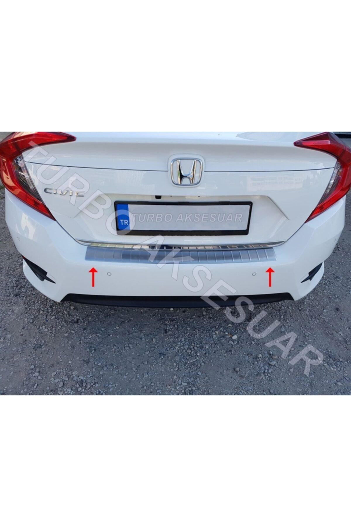turbo aksesuar honda civic fc5 krom tampon esigi 2016 ve uzeri fiyati yorumlari trendyol