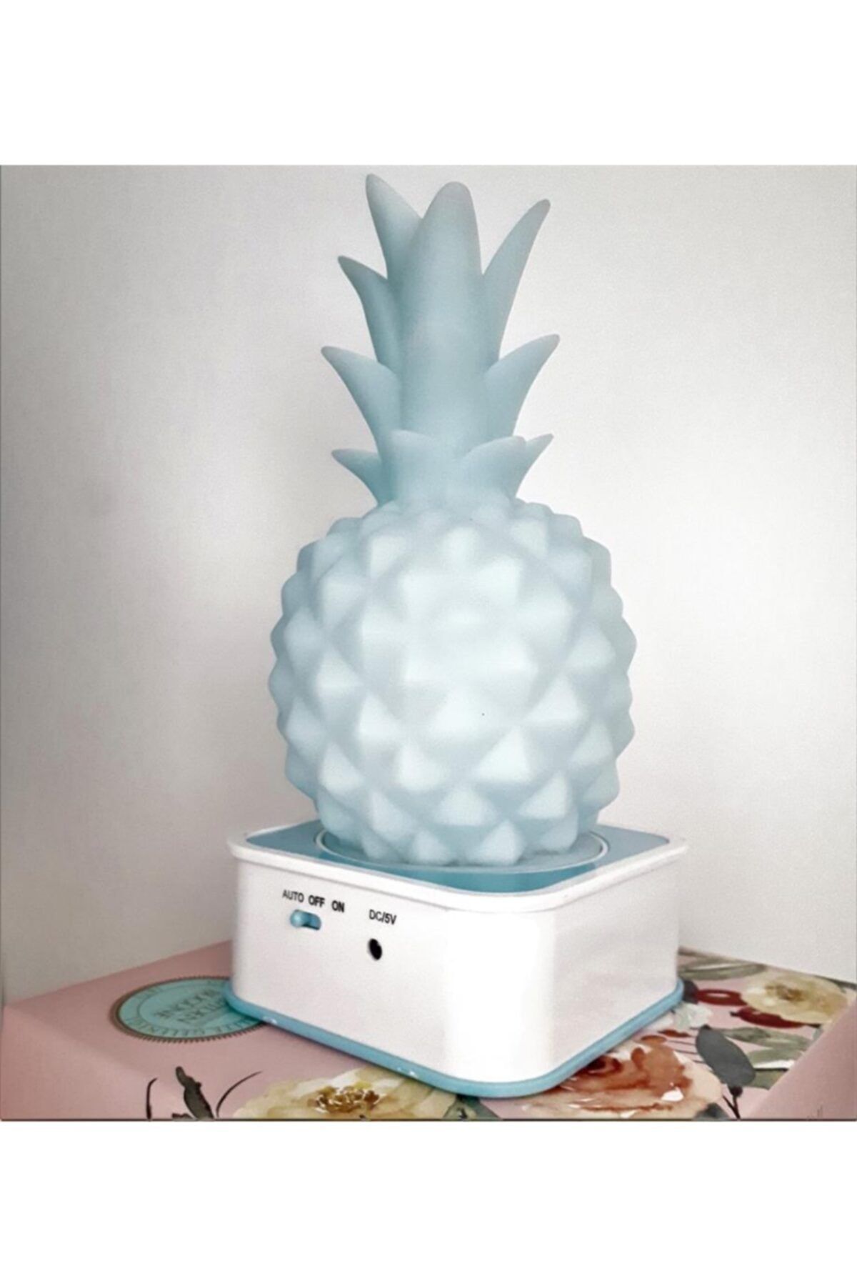 Hd Marketim Dokunmatik Sese Duyarlı Renk Değiştiren Ananas Led Lamba