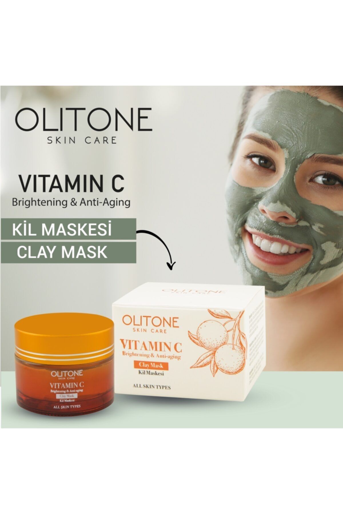 Olitone Olıtone Vitamin C Yüz Maskesi 50 Ml