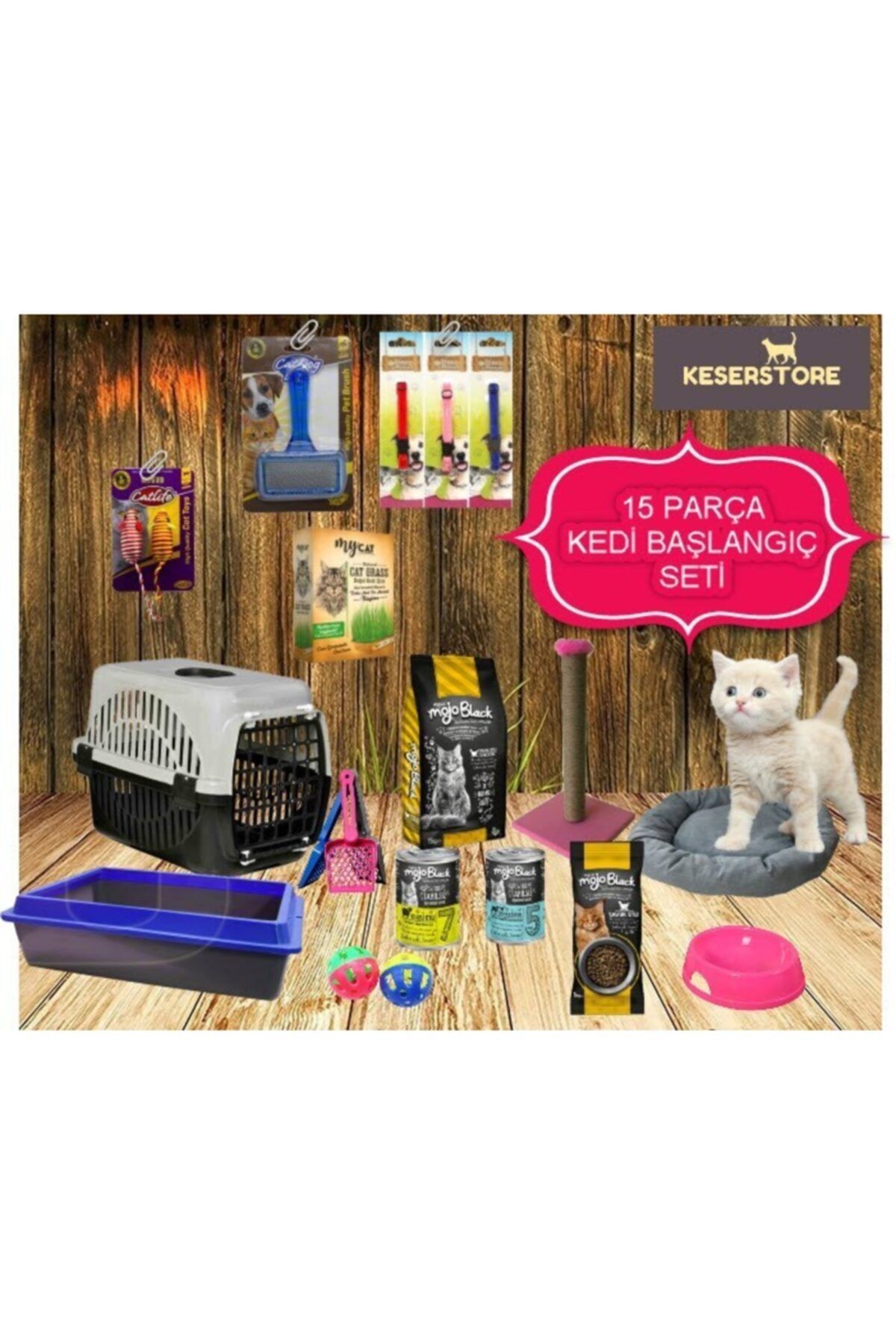 ciftsan kedi baslangic lux 15 parca bakim seti fiyati yorumlari trendyol