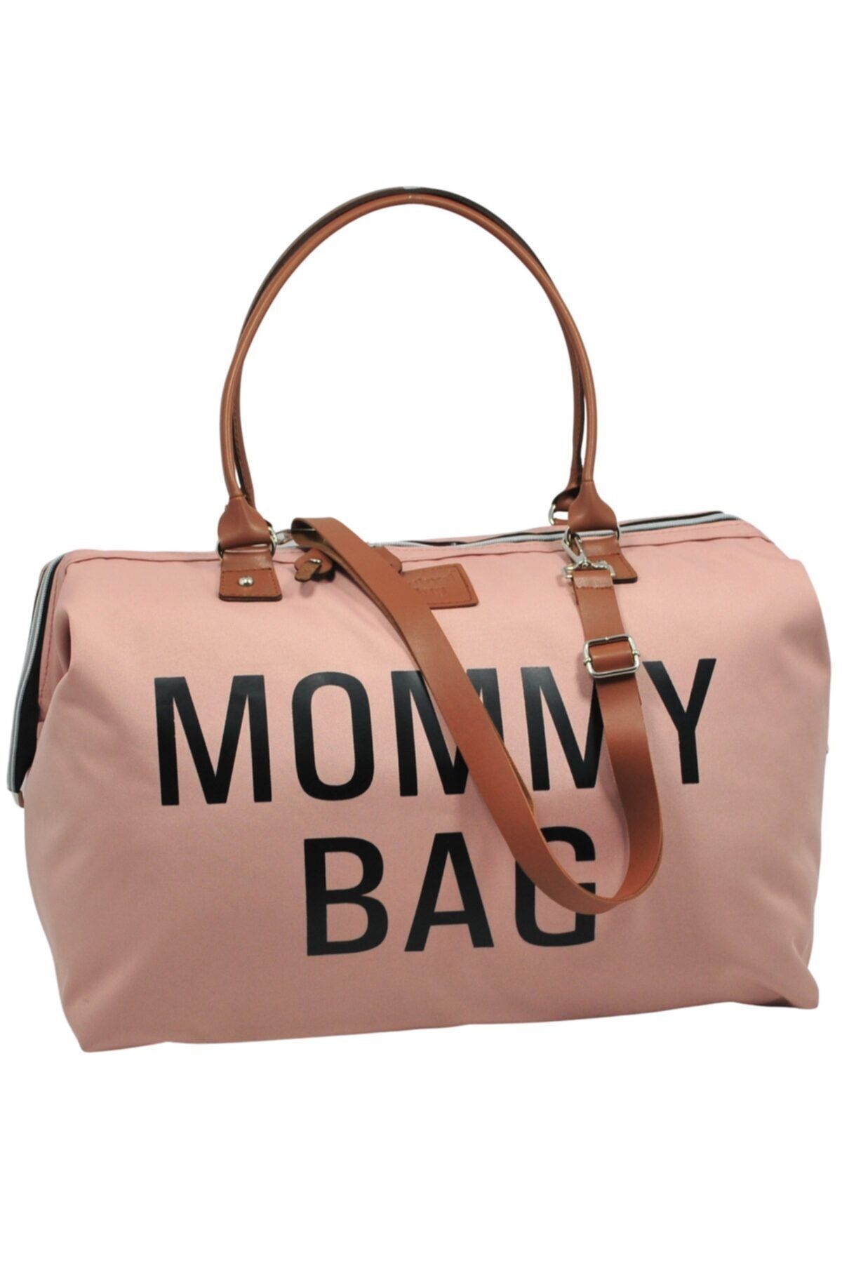 Babysi Mommy Bag Tasarım Pudra Baby Anne Bebek Bakım Ve Kadın Çantası