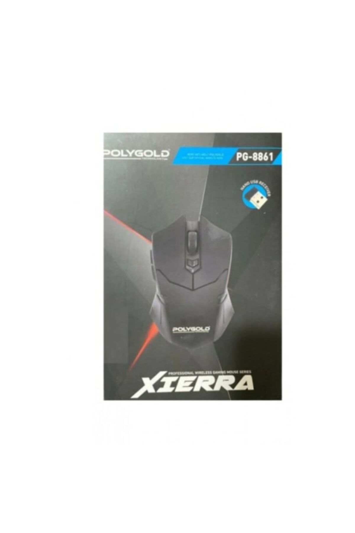 POLYGOLD Kablosuz Oyuncu Mouse 1600 Dpı Pg-8861 Tcy24