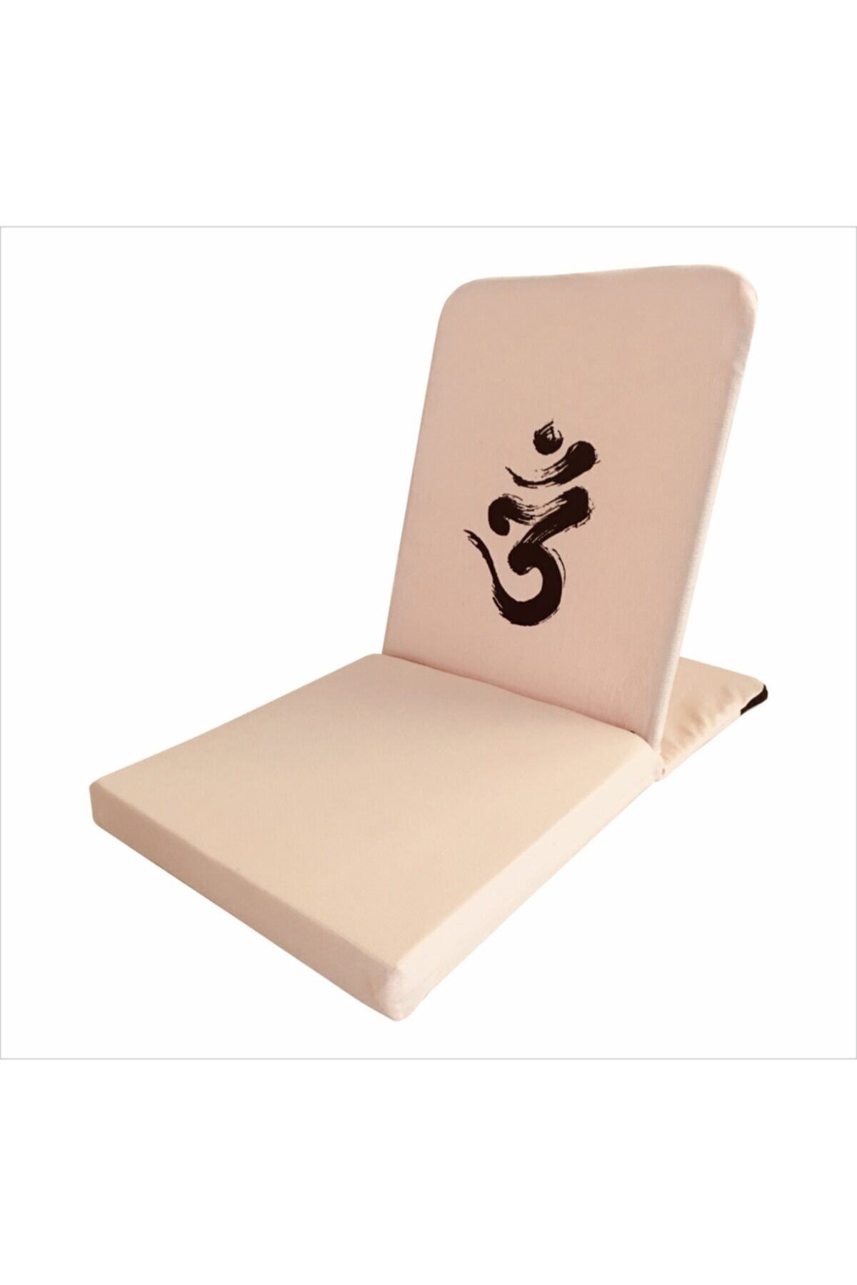REMEGE Uçuk Pembe Sırt Destekli Meditasyon Sandalyesi