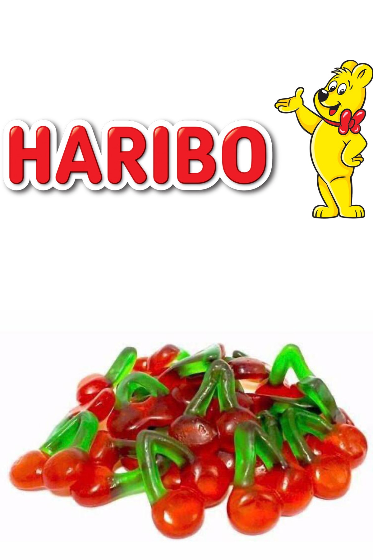 Haribo Mutlu Kirazlar 1 Kg. Jelibon