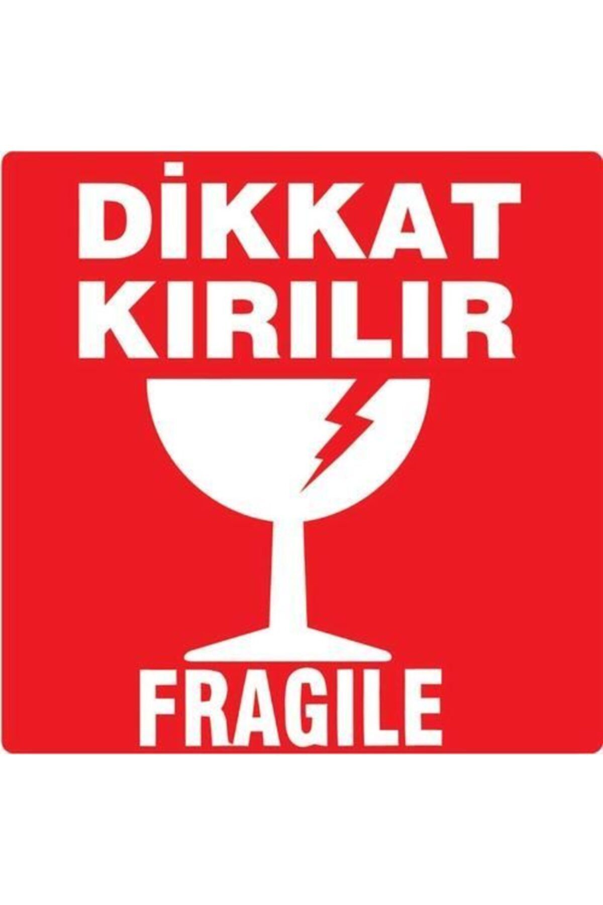 ENGIN Dikkat Kırılır Etiketi 500 Sarım