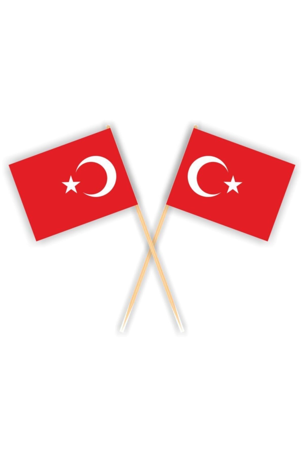 Elka Bayrak Türk Bayrağı 12 Adet Kürdan Bayrak