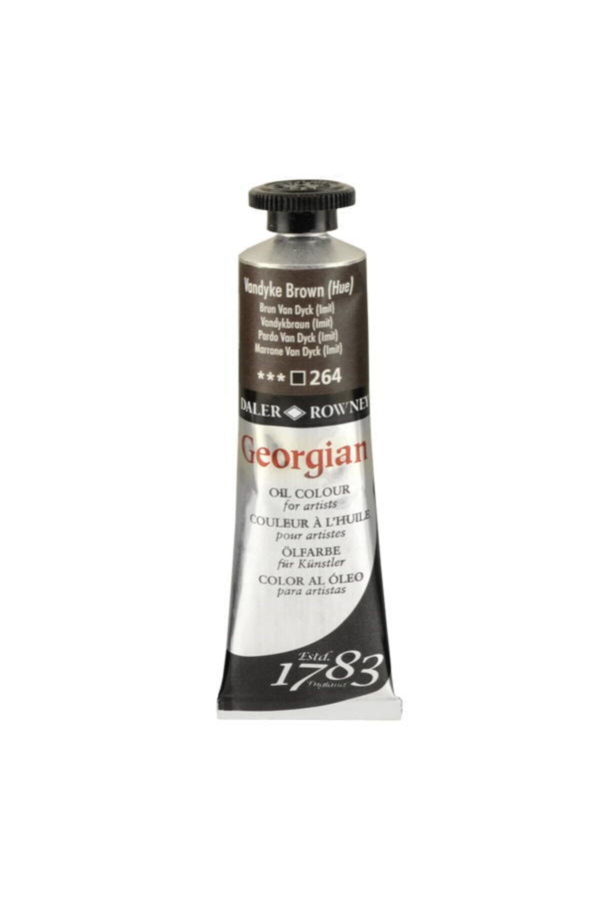 Daler Rowney Georgian Yağlı Boya 38ml - N:264 Vandyke Brown