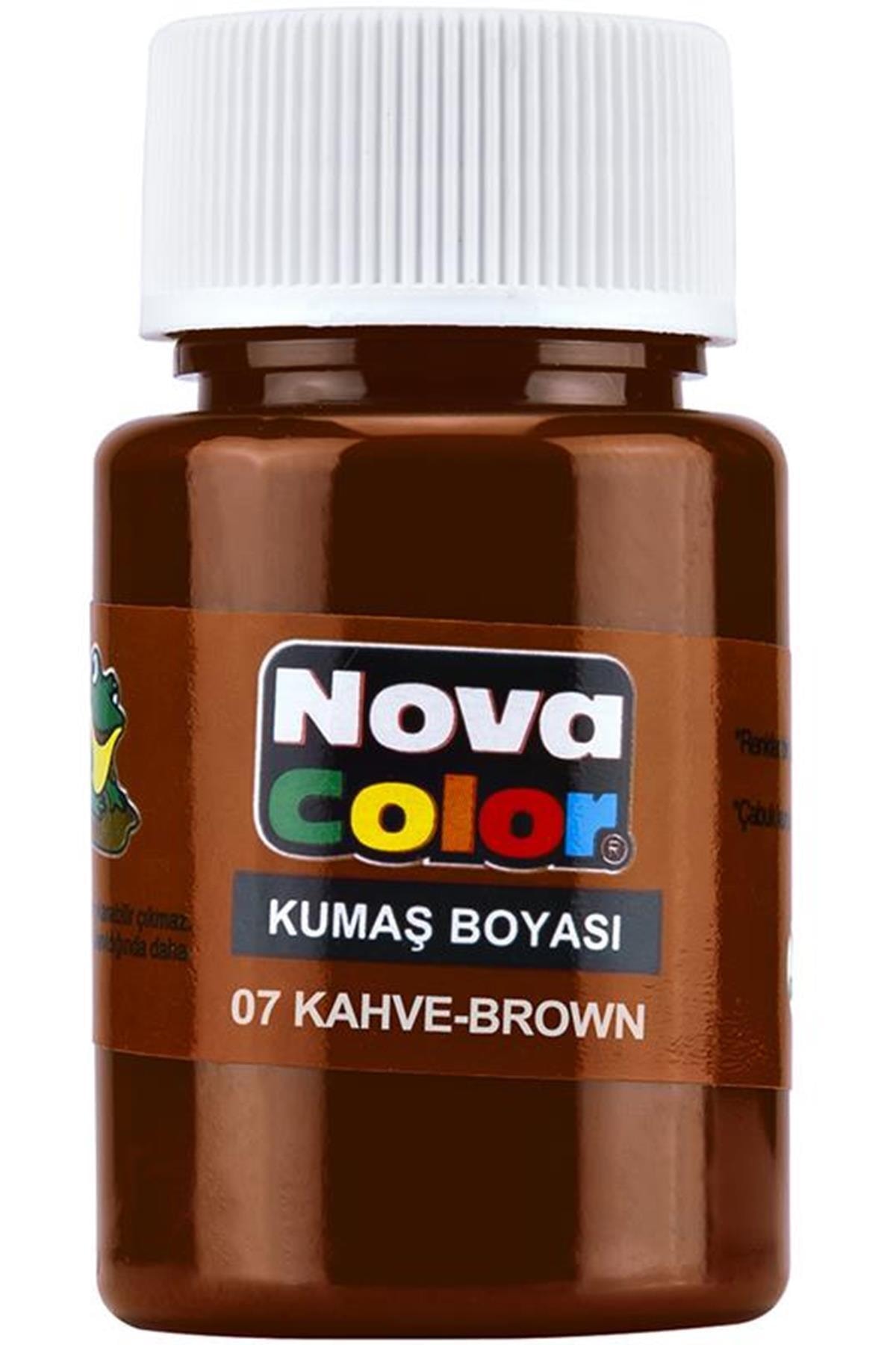 Nova Color Kumaş Boyası Kahverengi 12'li Kutu Nc-165