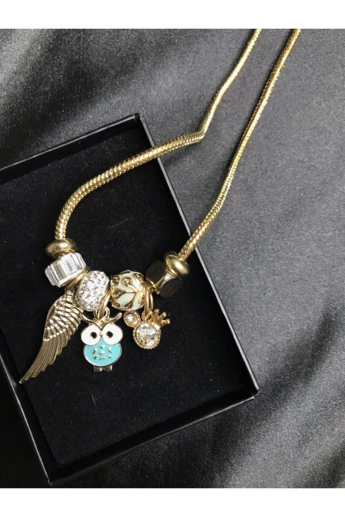 ARSLAN JEWELRY Çelik Pandora Gold Kolye