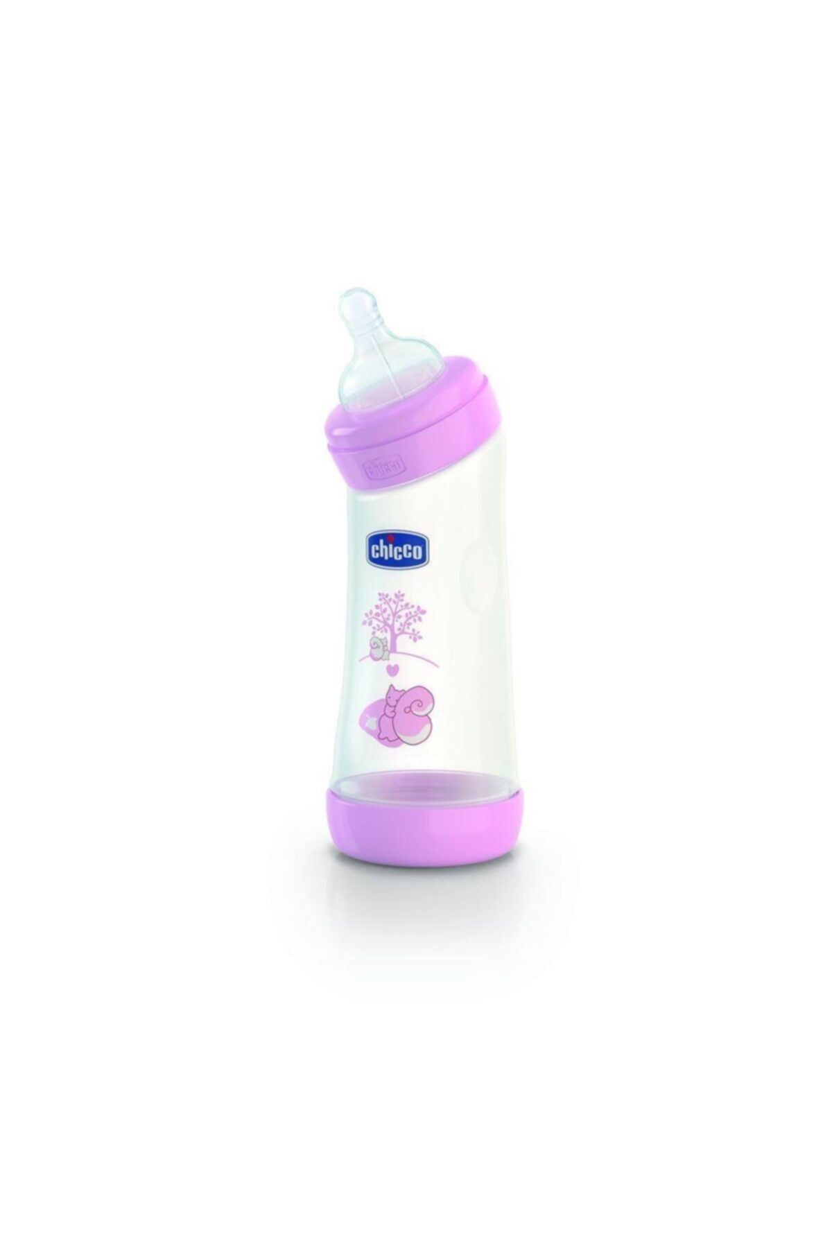Chicco Wellbeing Ilk Açılı Biberon 250 Ml Kız Pembe