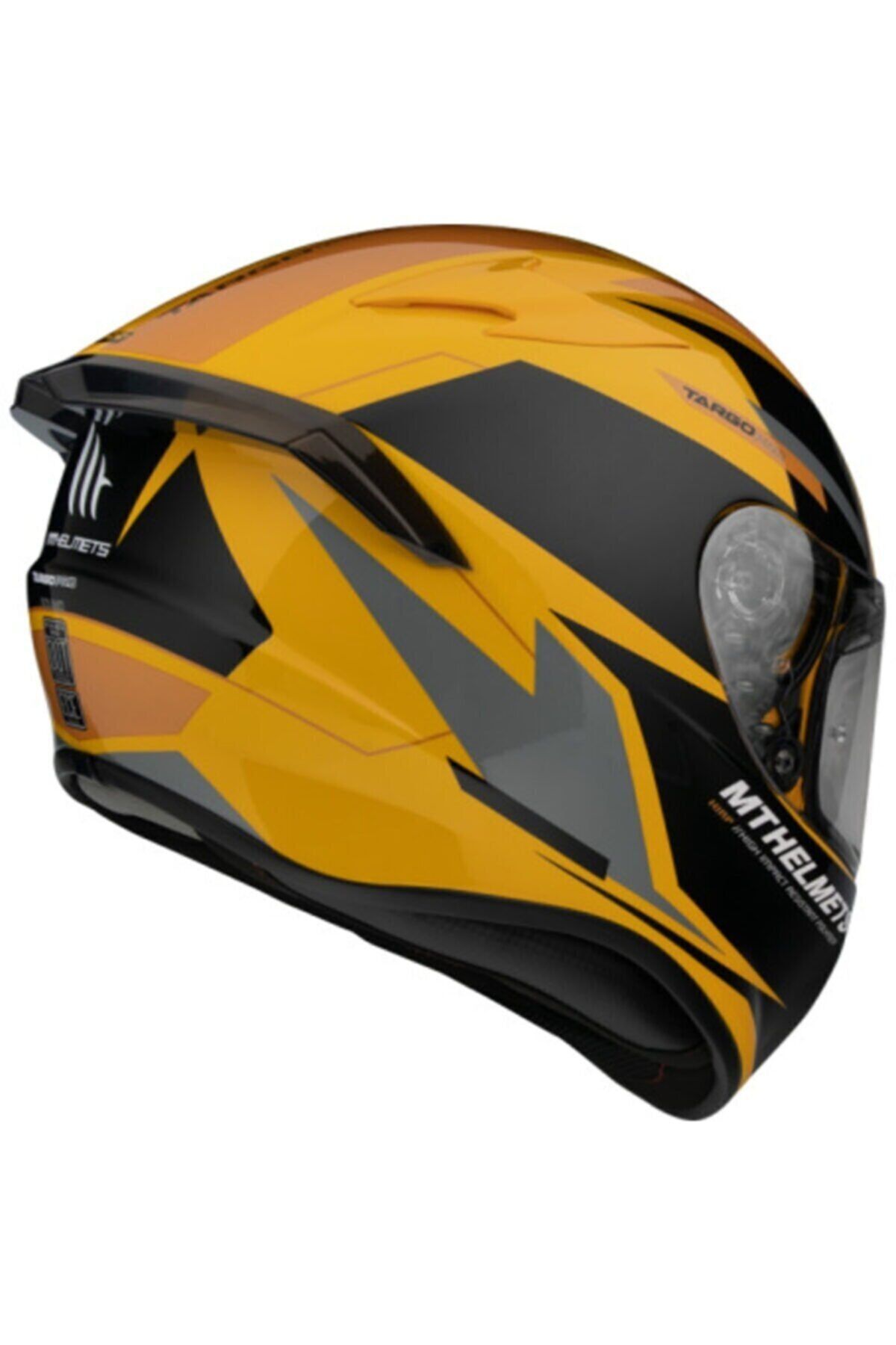 MT Helmets Targo Pro Sound D3 Helmet Gold 2021 Nisan Üretim