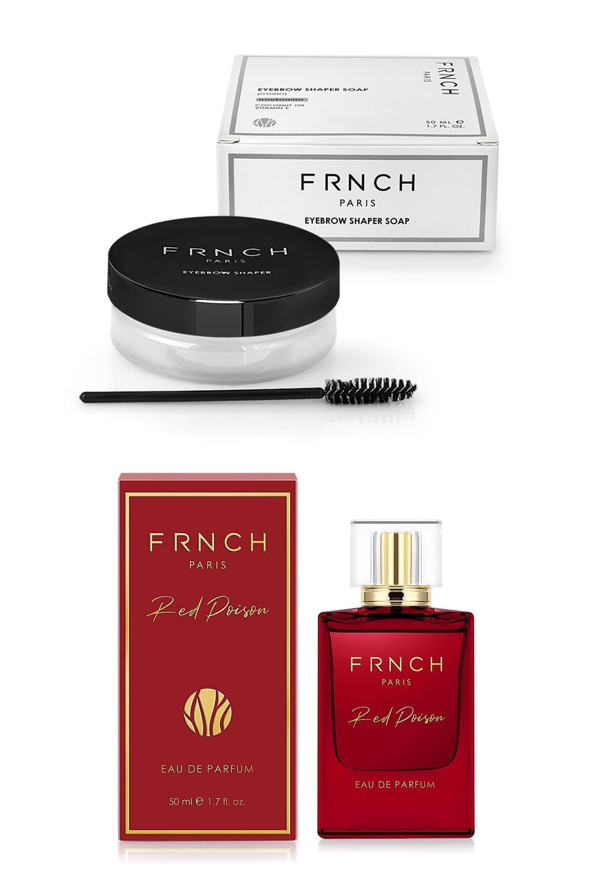 FRNCH Eyebrow Styling Soap Kaş Sabitleyici 50 Ml&red Poison 50 Ml Edp Kadın Parfümü Set