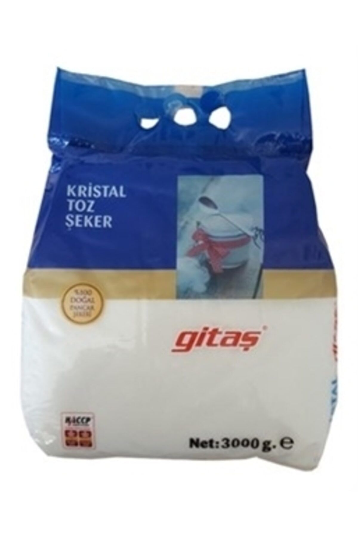 Gitaş Kristal Toz Şeker 3000 Gr.
