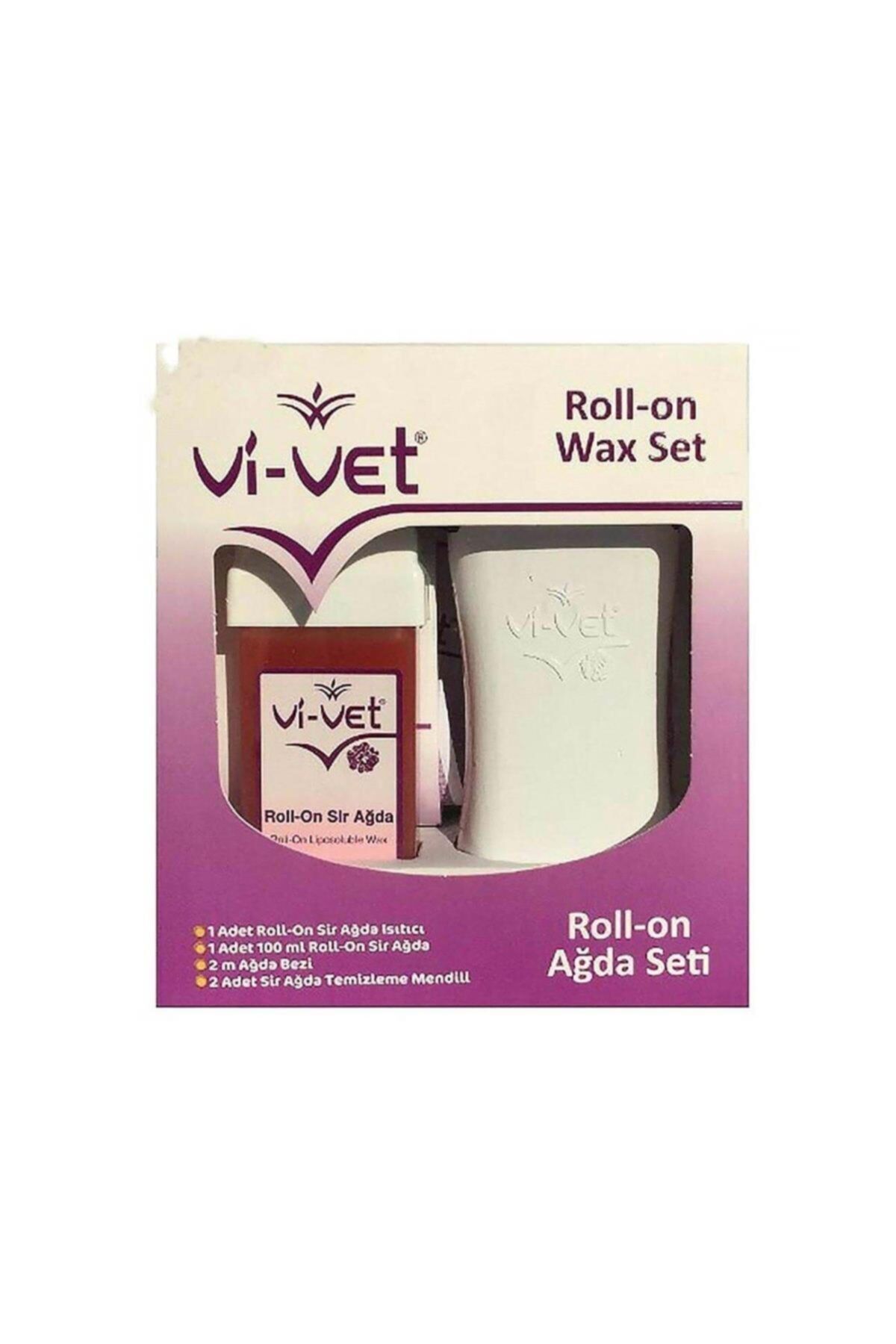 Vivet Marka: Isıtıcılı Set Sir Ağda Roll-on Kategori: Ağda & Tüy Dökücü