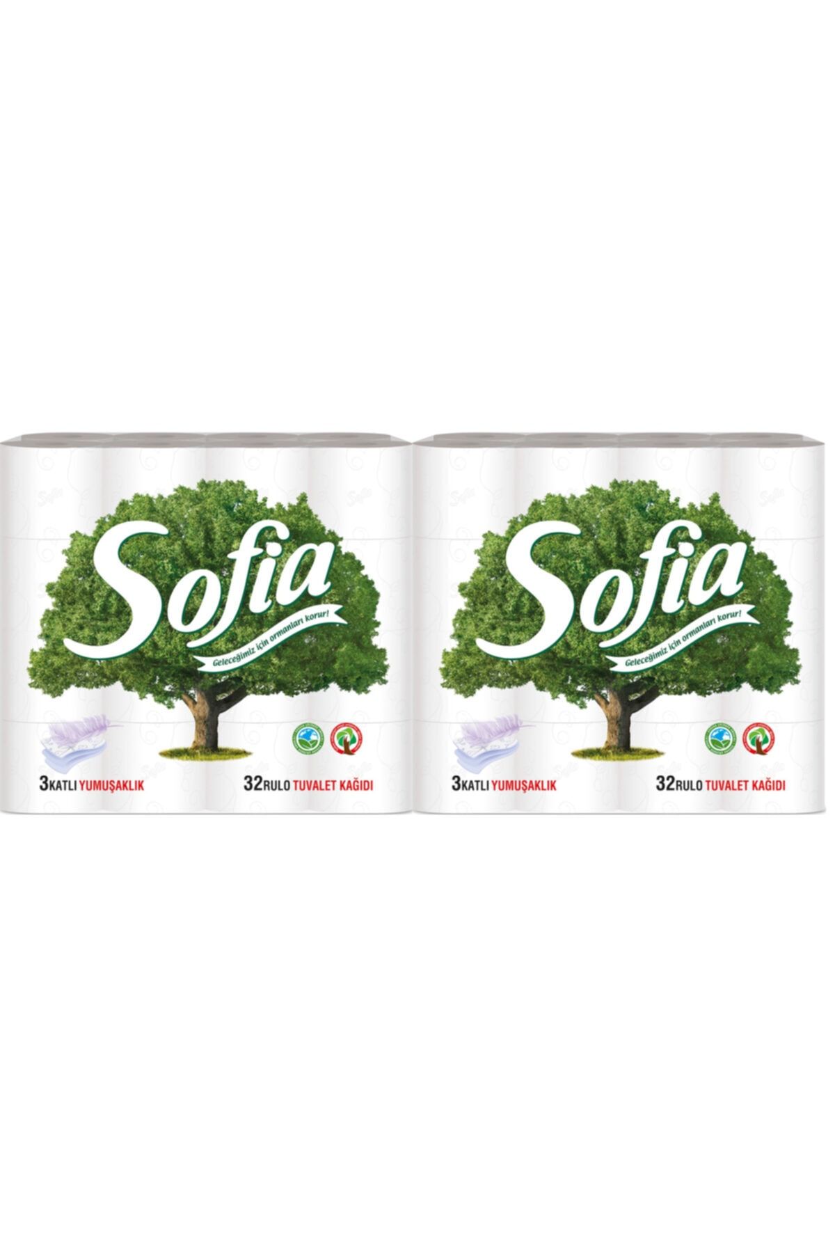 Sofia Tuvalet Kağıdı 3 Katlı 32 'li 2 Paket